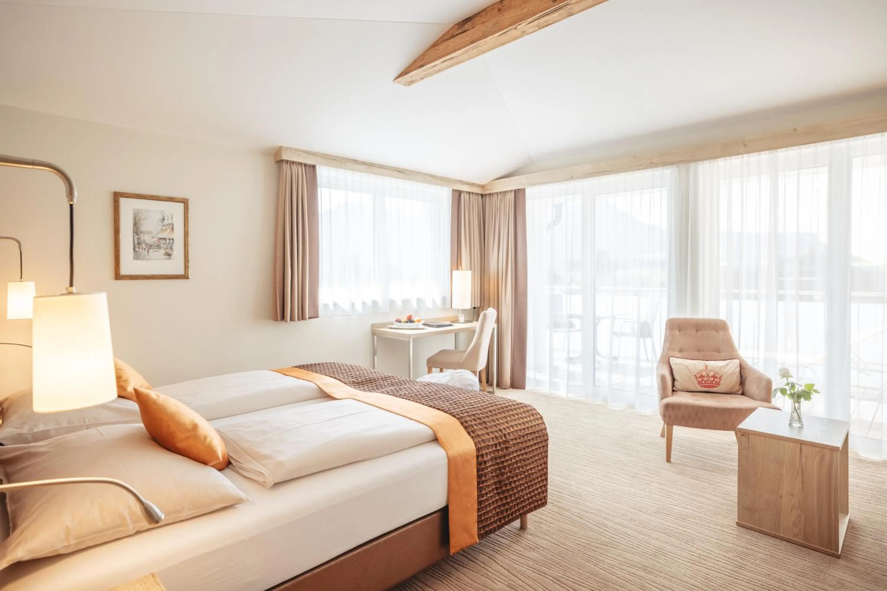 Photo of the whole room, Bed in Hotel Krone