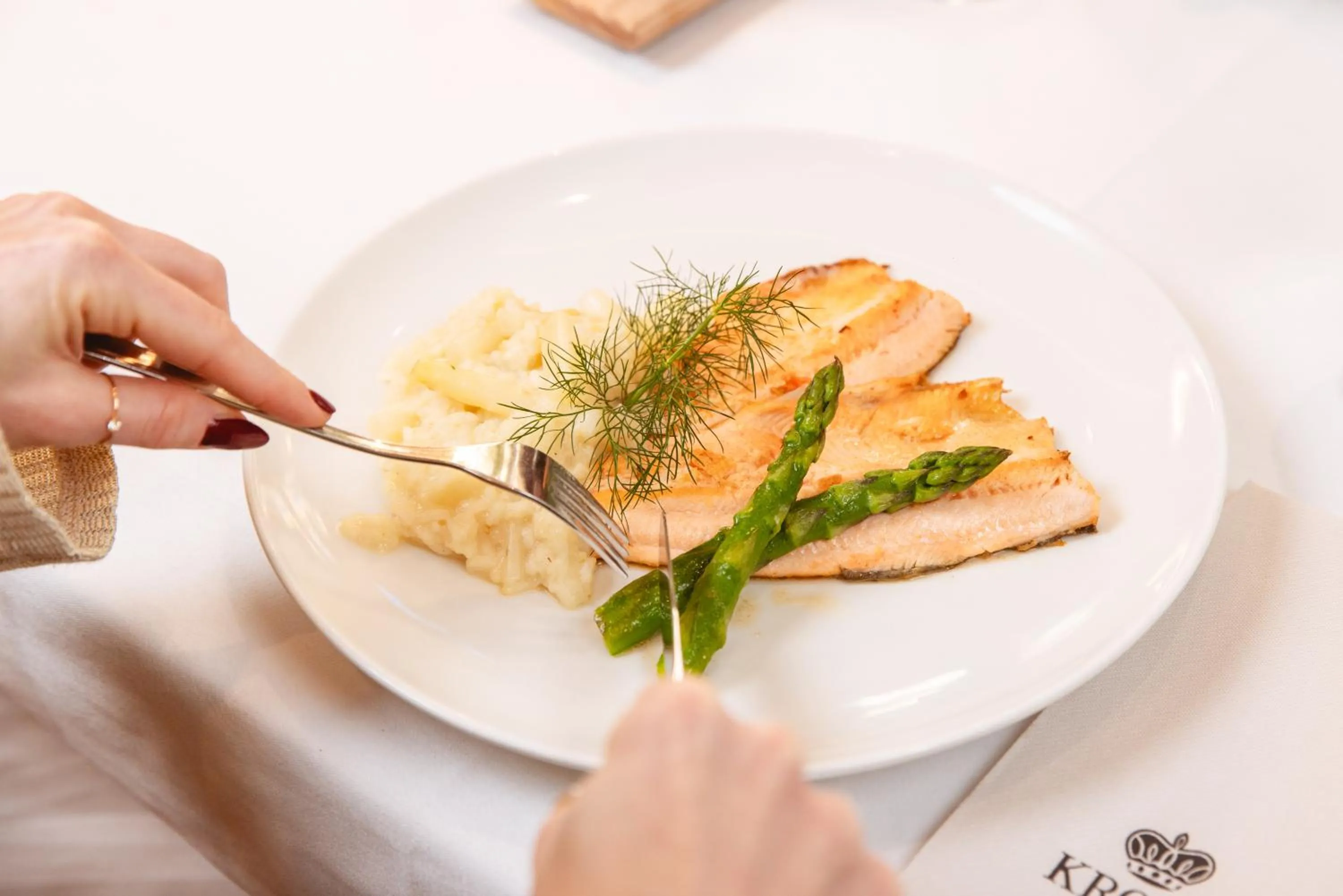 Food and drinks in Hotel Krone