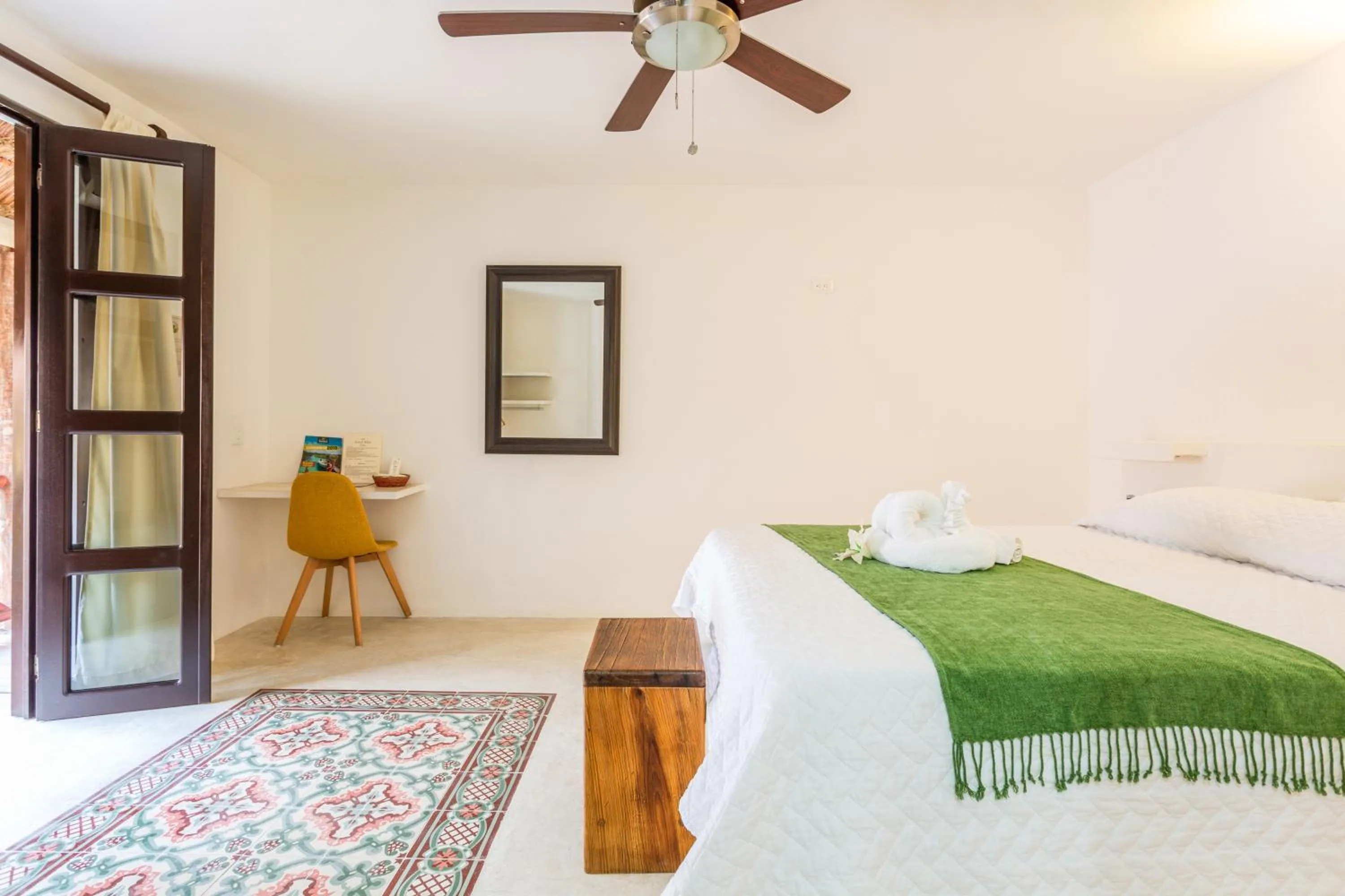 Bedroom, Bed in Kin Ha Tulum Hotel