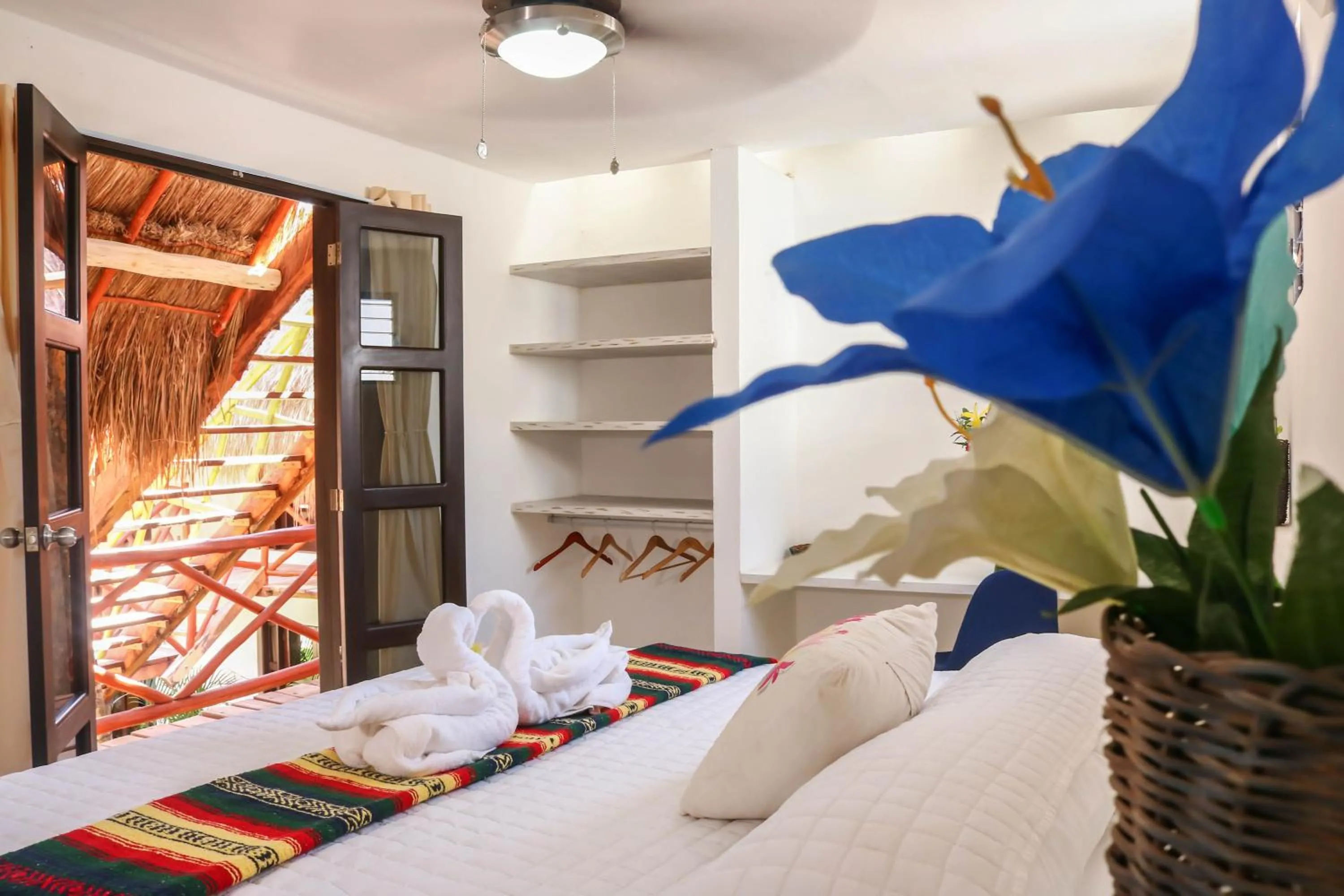 Bedroom, Bed in Kin Ha Tulum Hotel