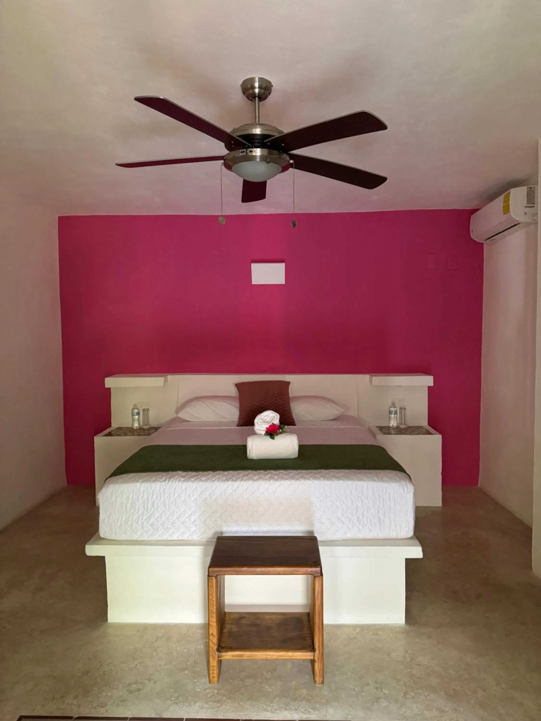 Bed in Kin Ha Tulum Hotel