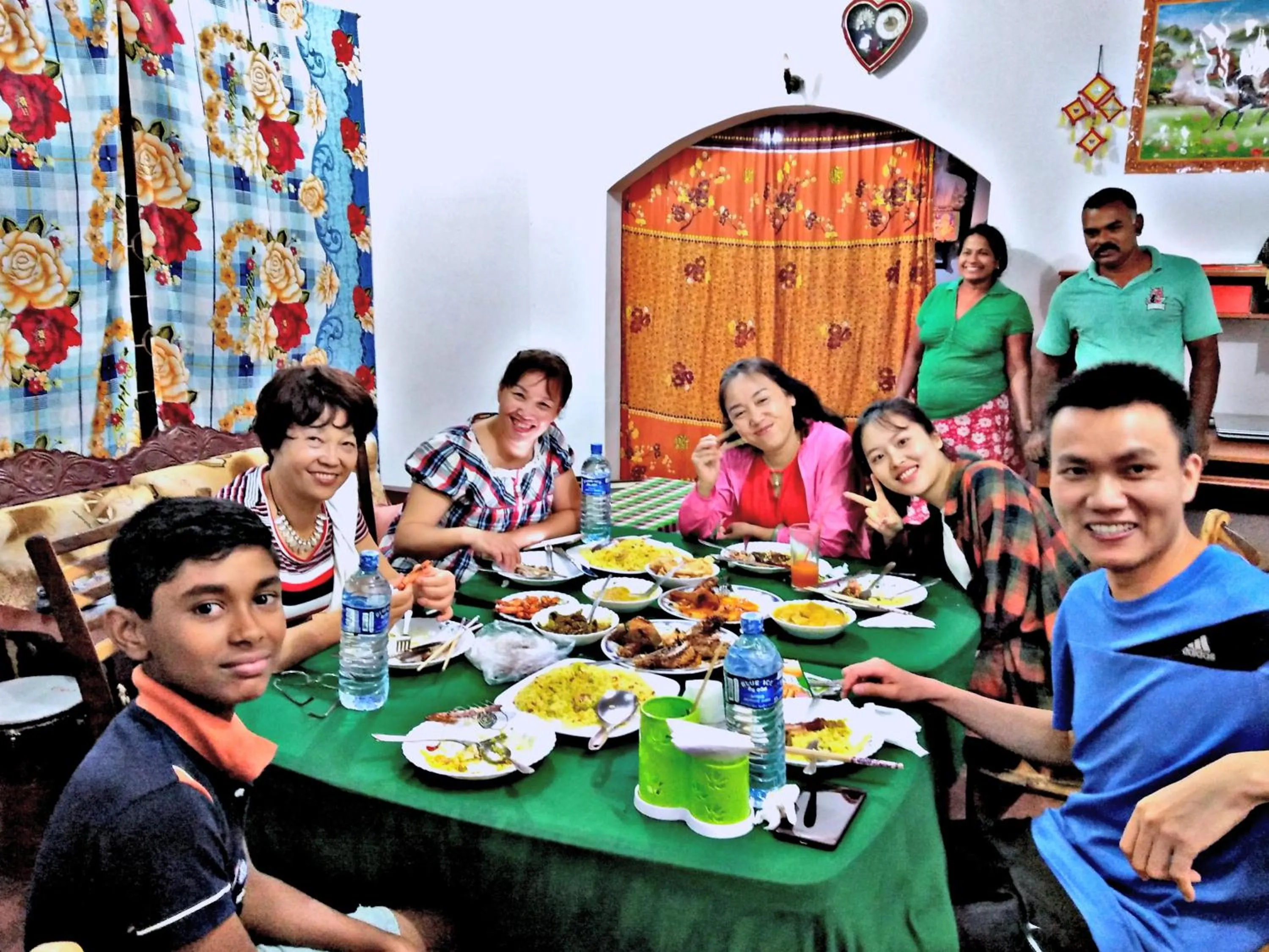 Dinner in Sigiri Lakshan Home Stay