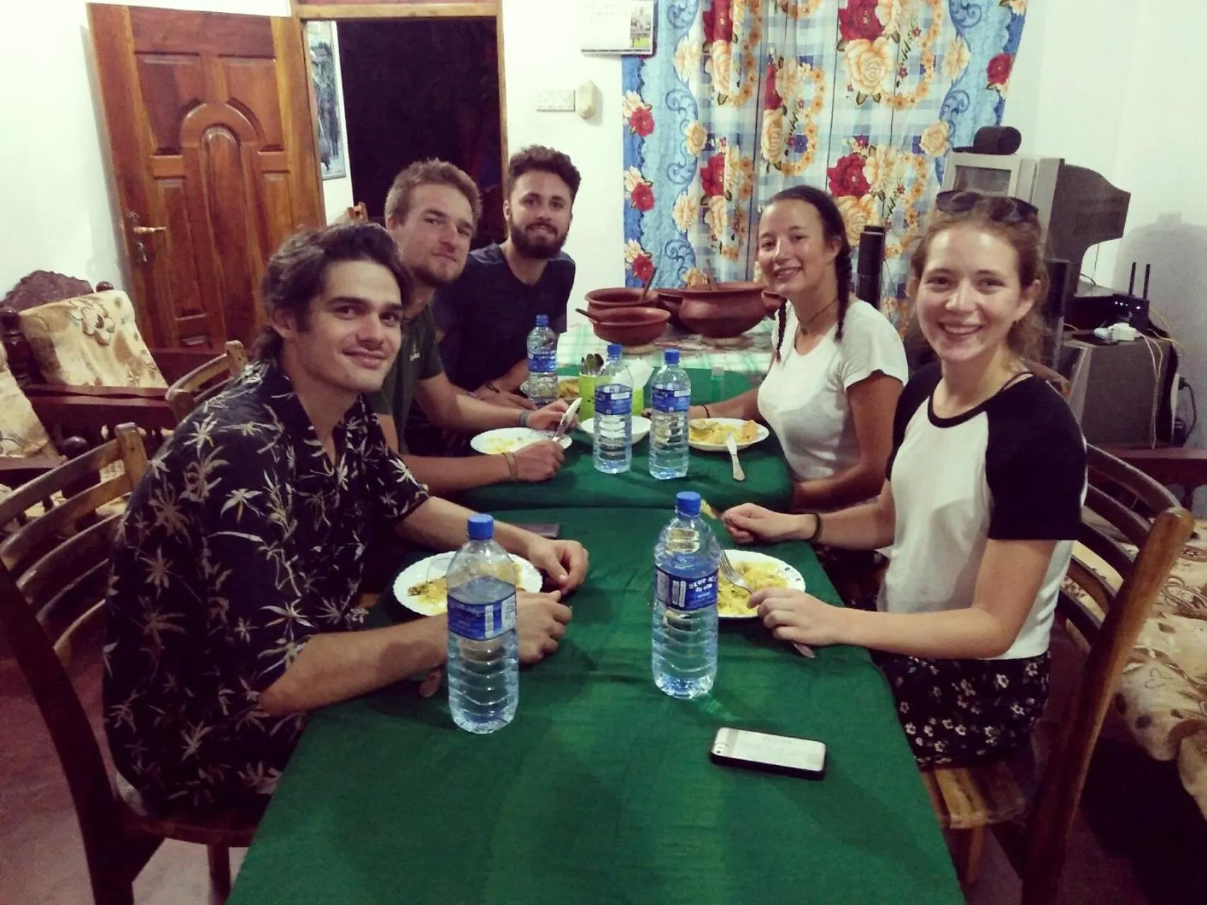 Dinner in Sigiri Lakshan Home Stay