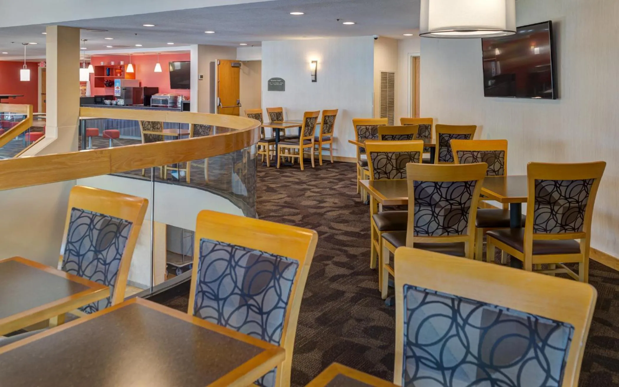 Buffet breakfast in LivINN Hotel Cincinnati North/ Sharonville