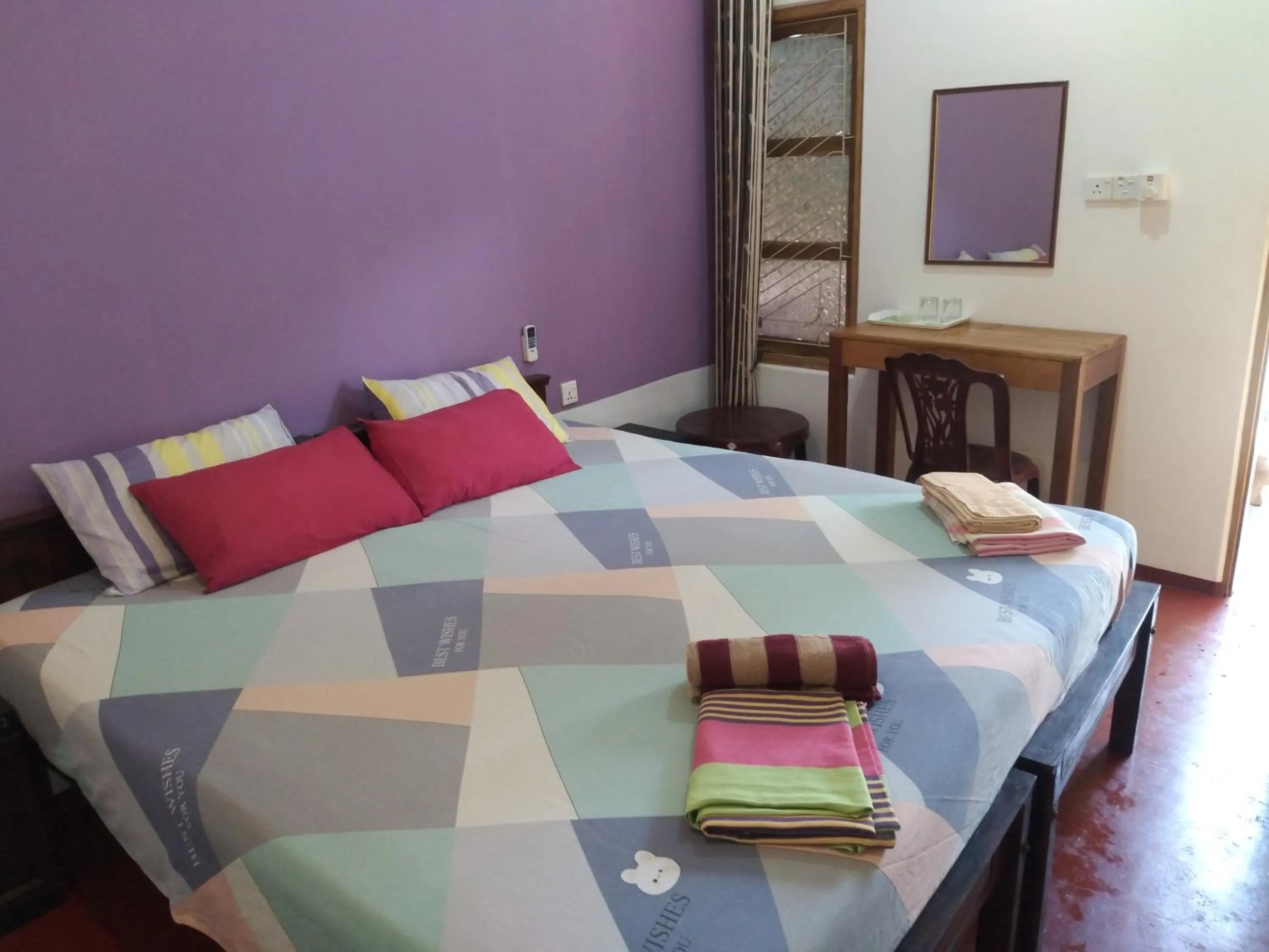 Bed in The Bavarian Resort