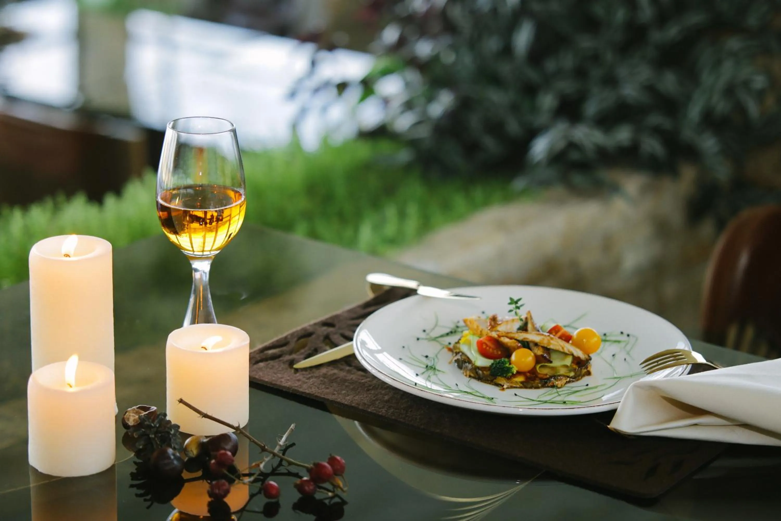 Food and drinks in Bioli Wellness Resort