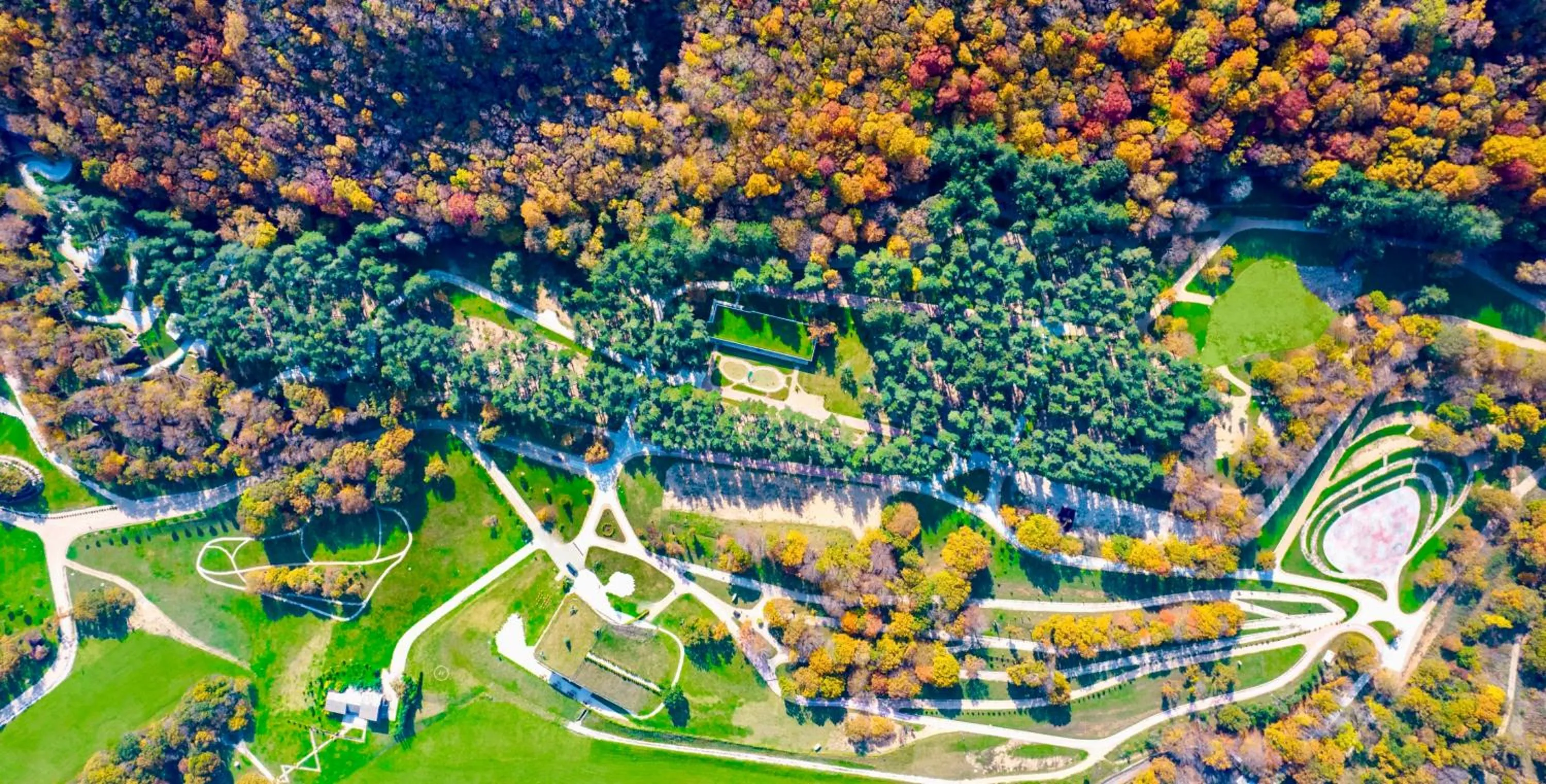 Bird's eye view in Bioli Wellness Resort