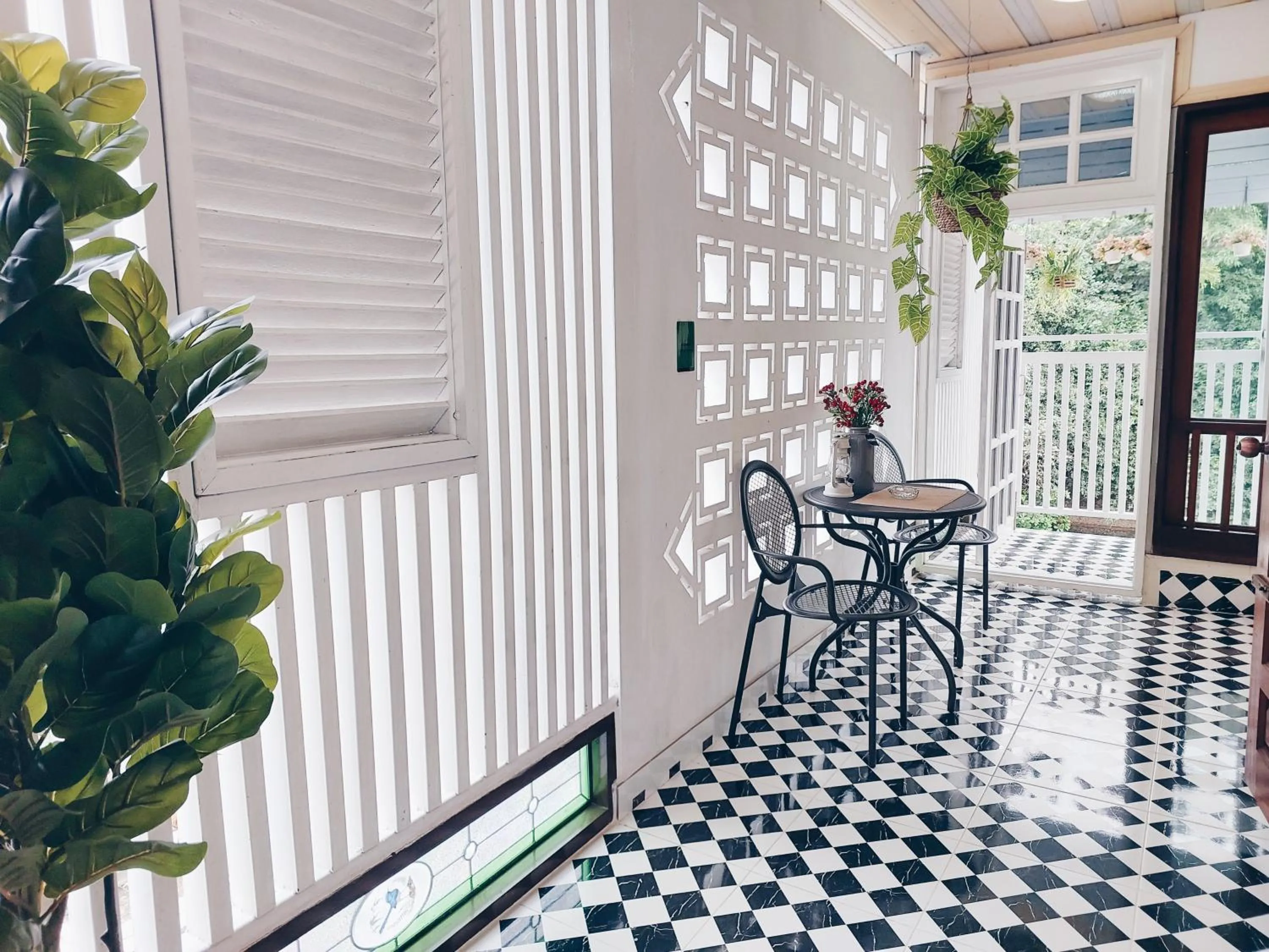 Balcony/Terrace in Green Riverside Homestay