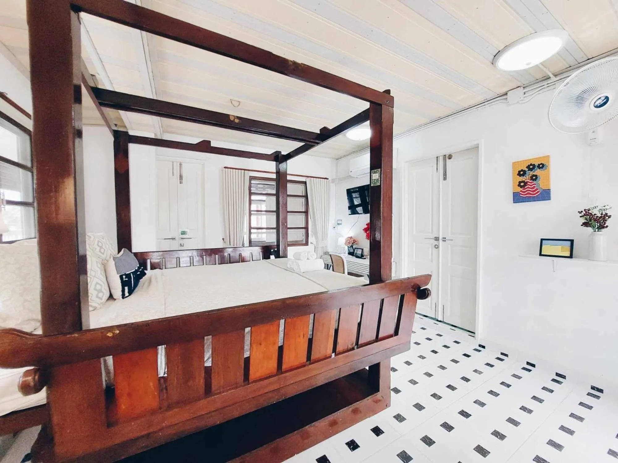 Bed in Green Riverside Homestay