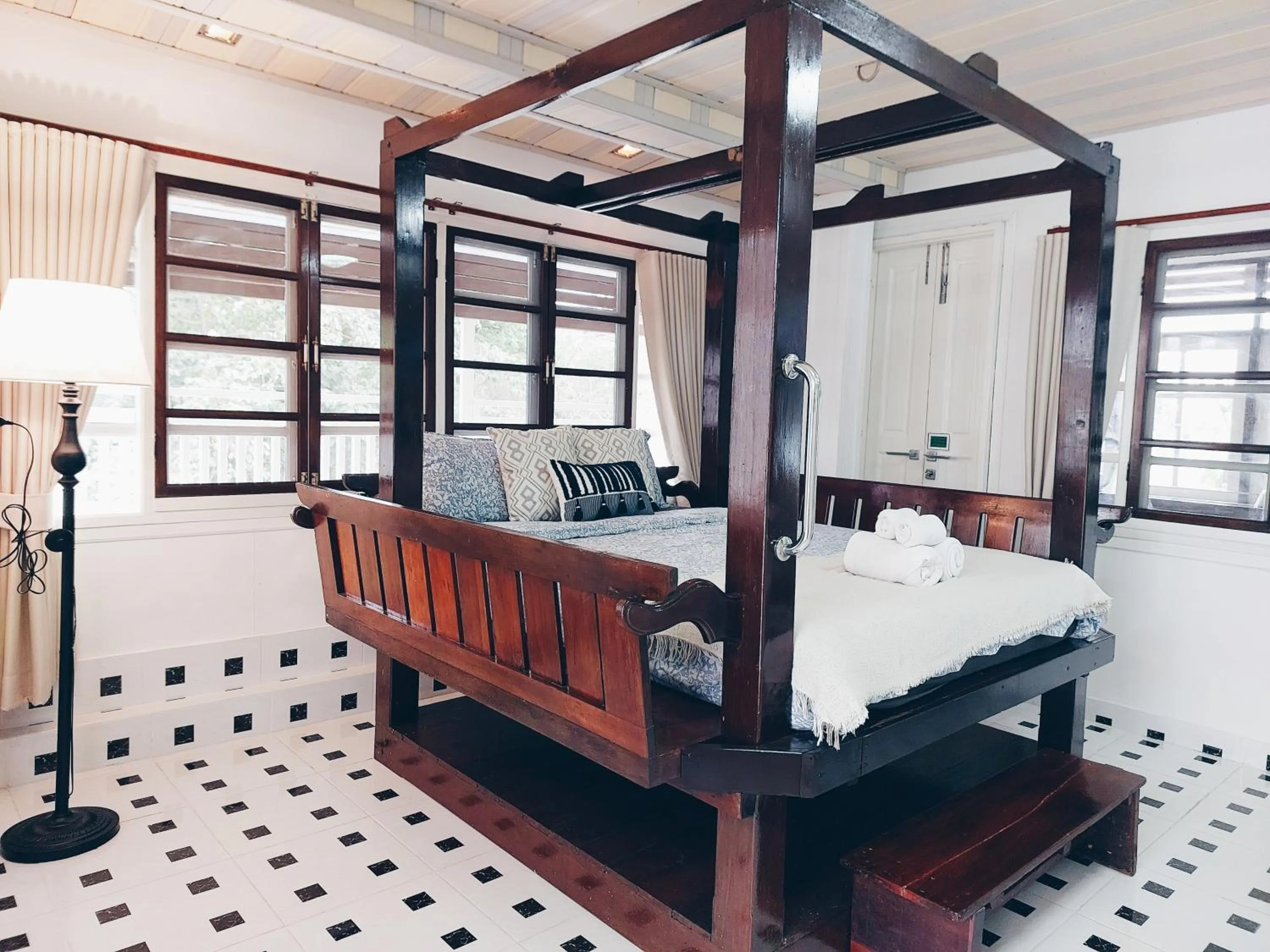 Bed in Green Riverside Homestay