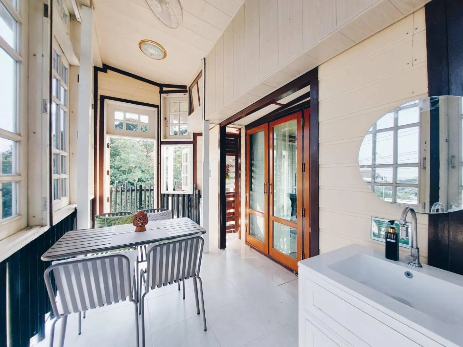 Patio in Green Riverside Homestay