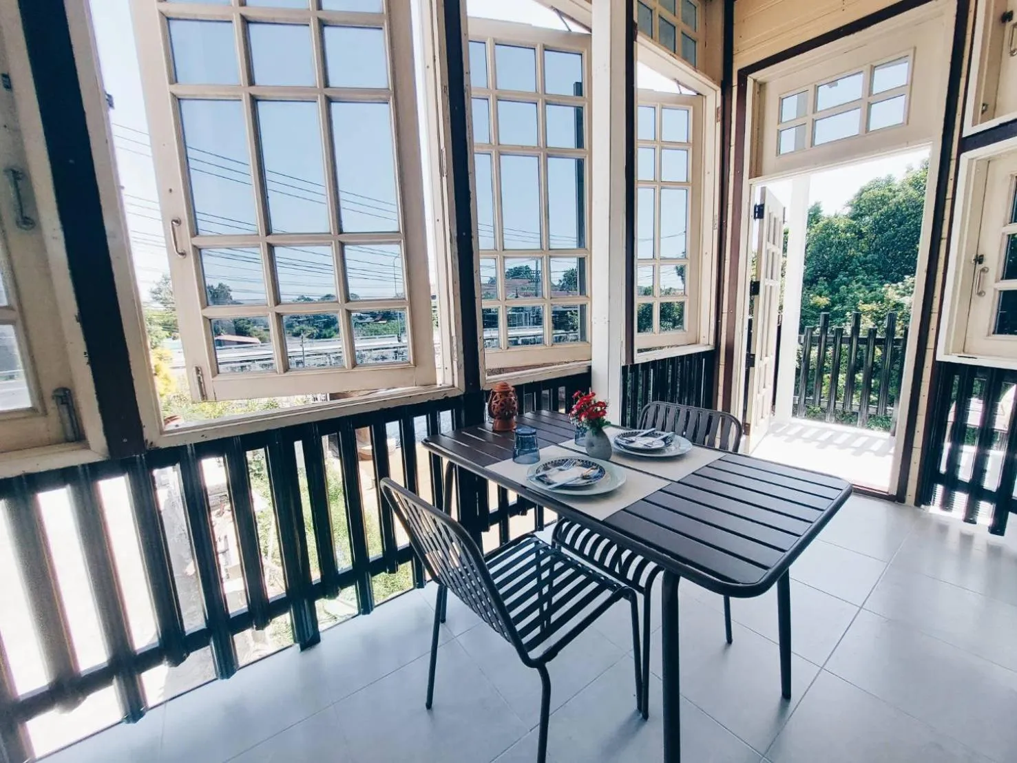 Patio in Green Riverside Homestay