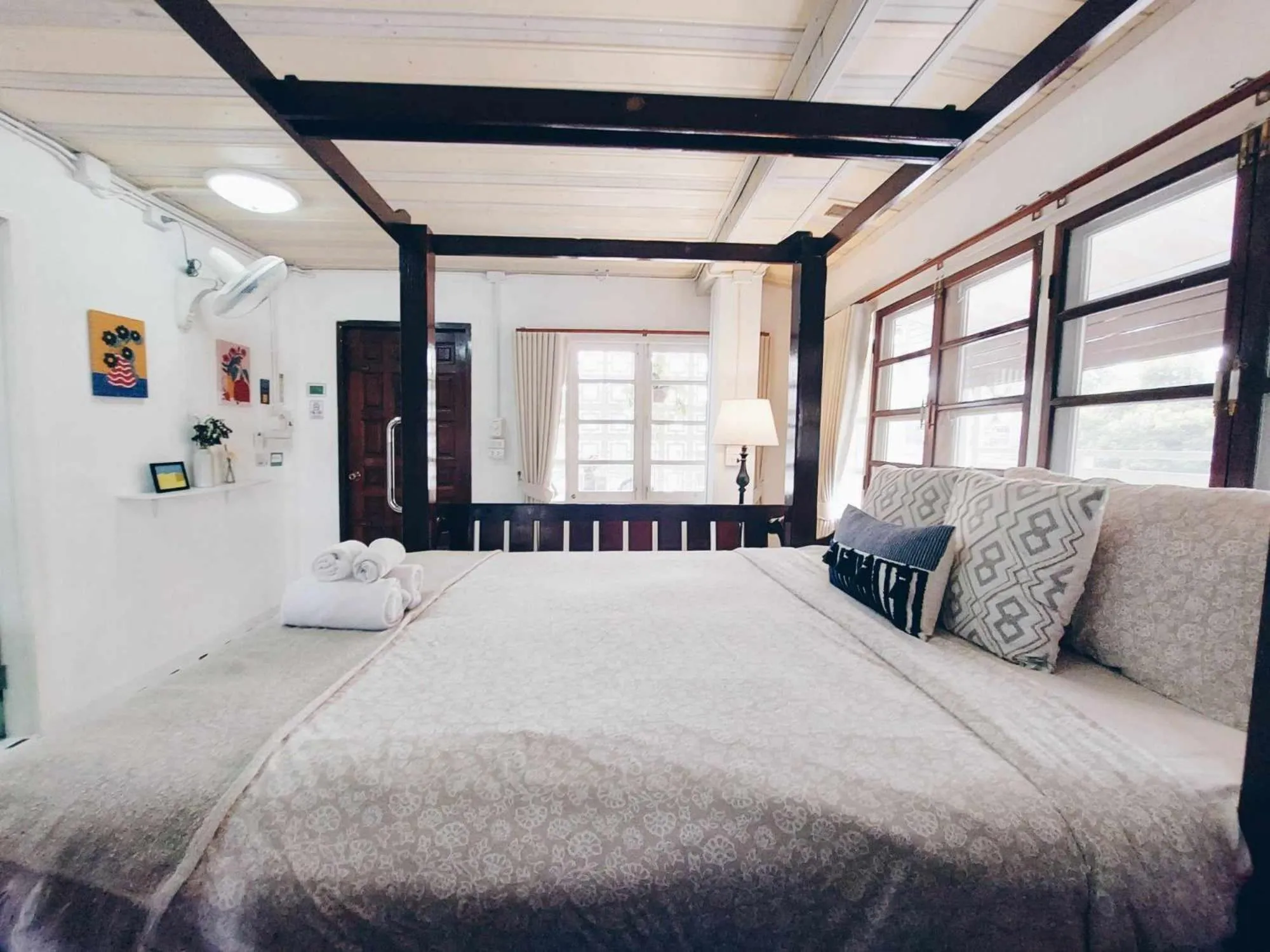 Bed in Green Riverside Homestay