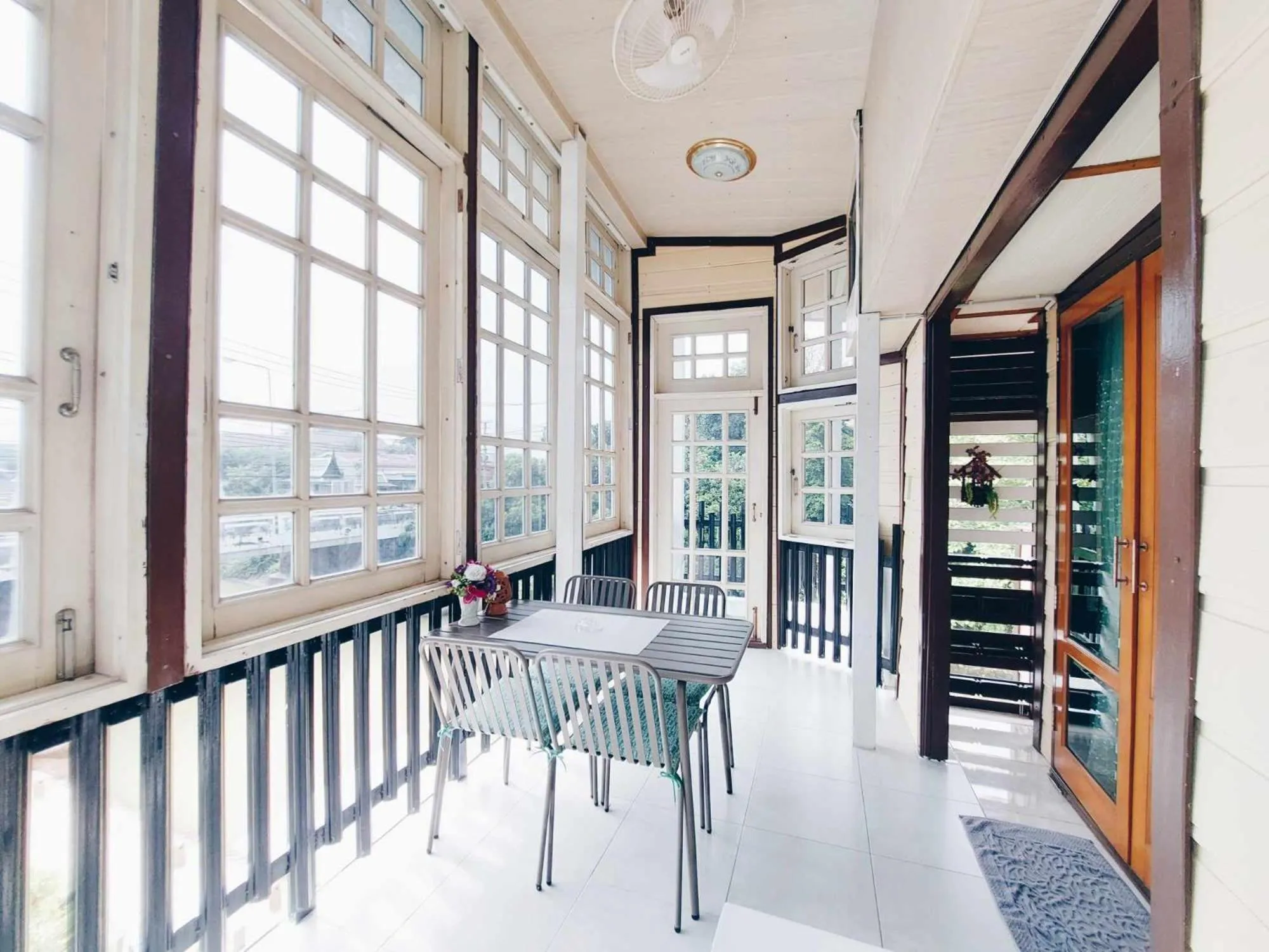 Balcony/Terrace in Green Riverside Homestay