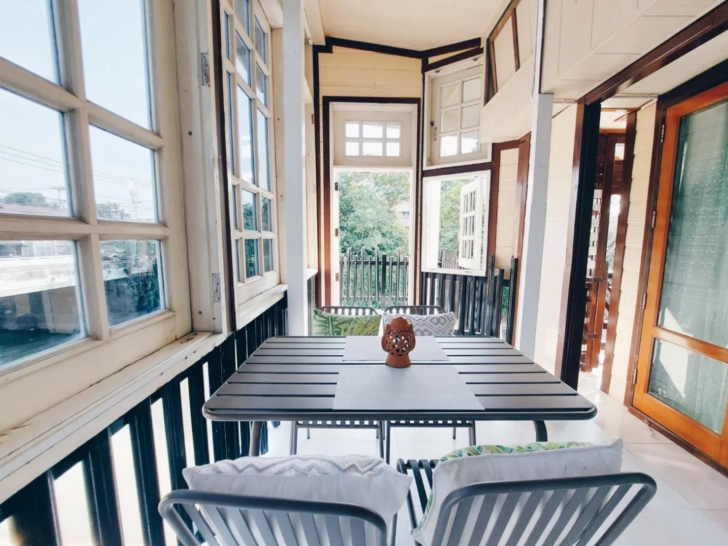 Patio in Green Riverside Homestay