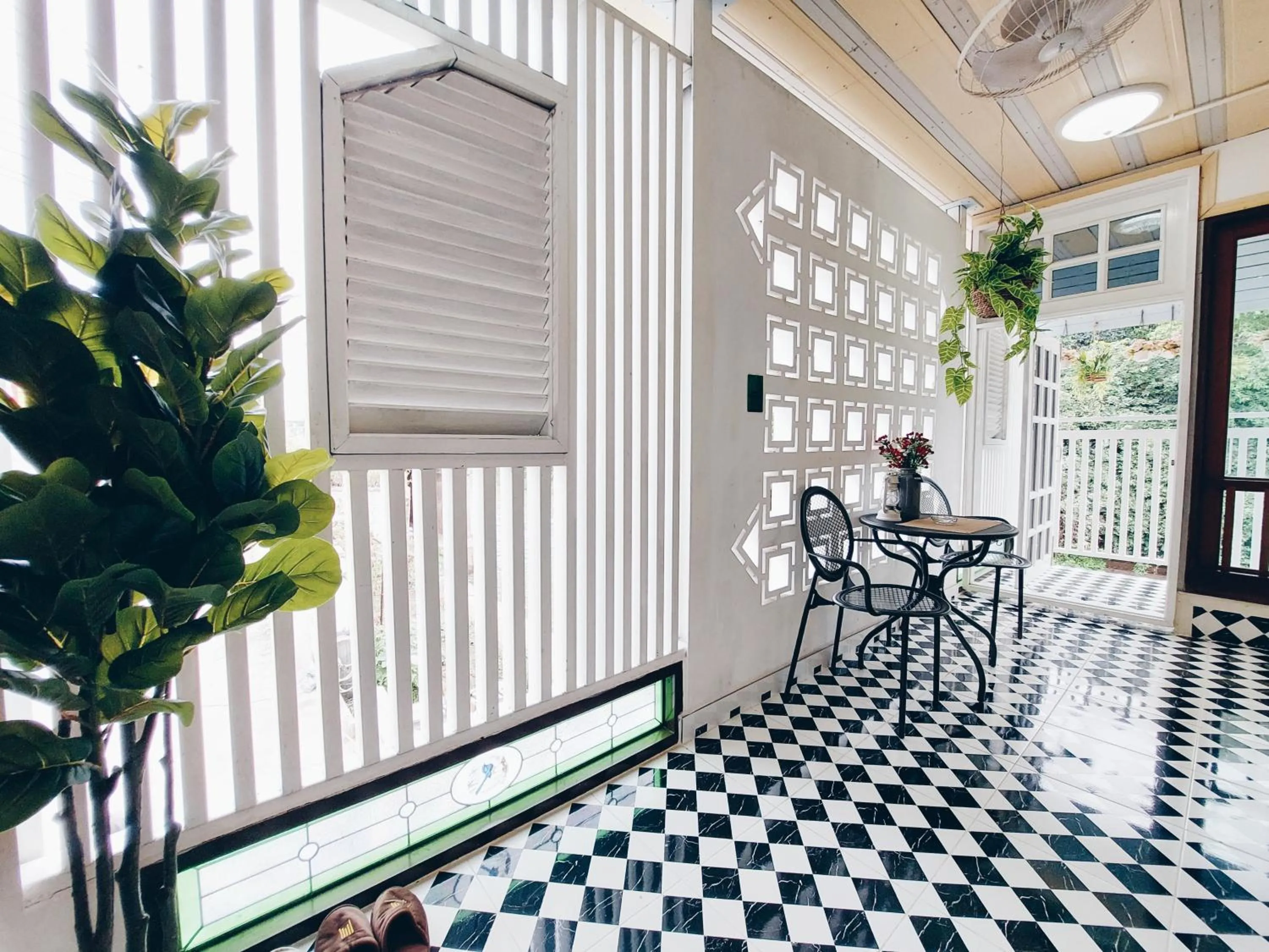 Balcony/Terrace in Green Riverside Homestay