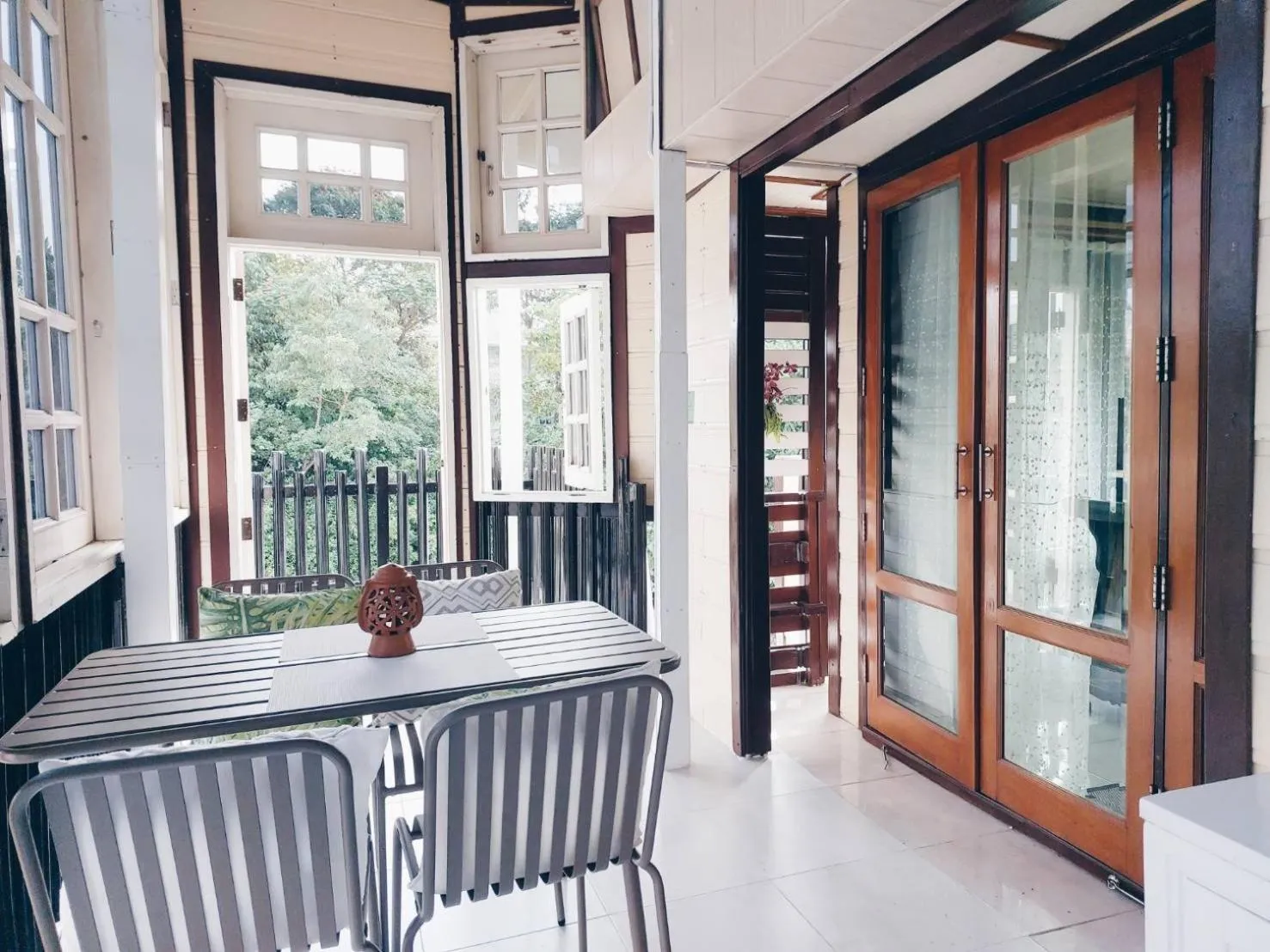 Patio in Green Riverside Homestay