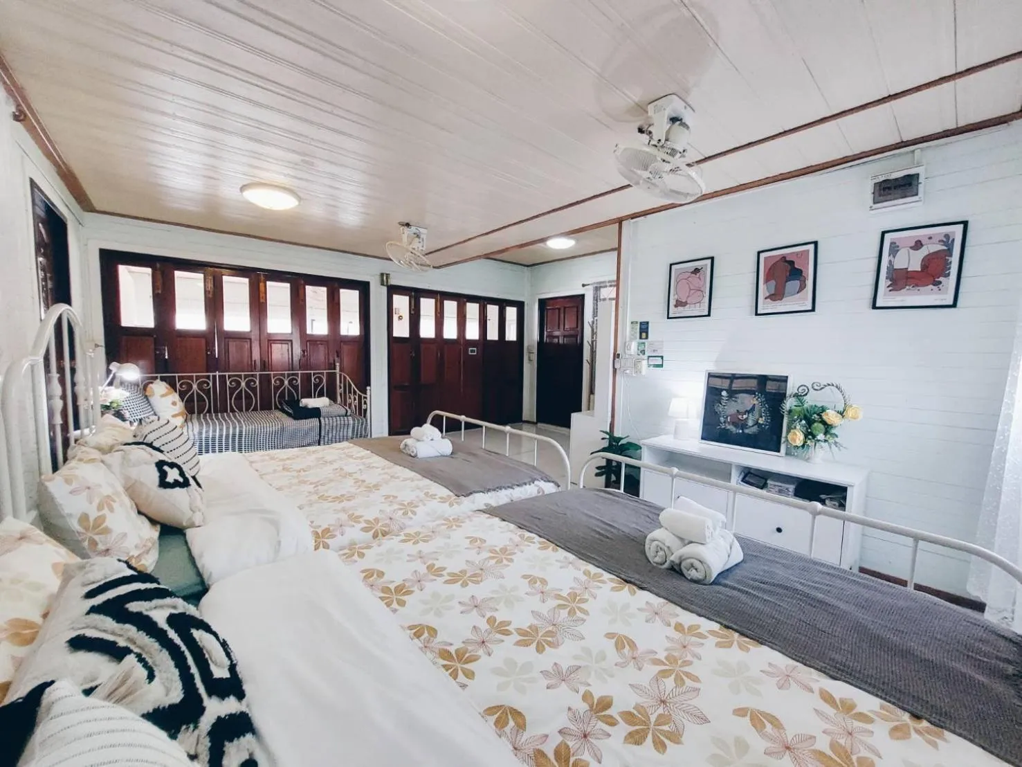 Bed in Green Riverside Homestay