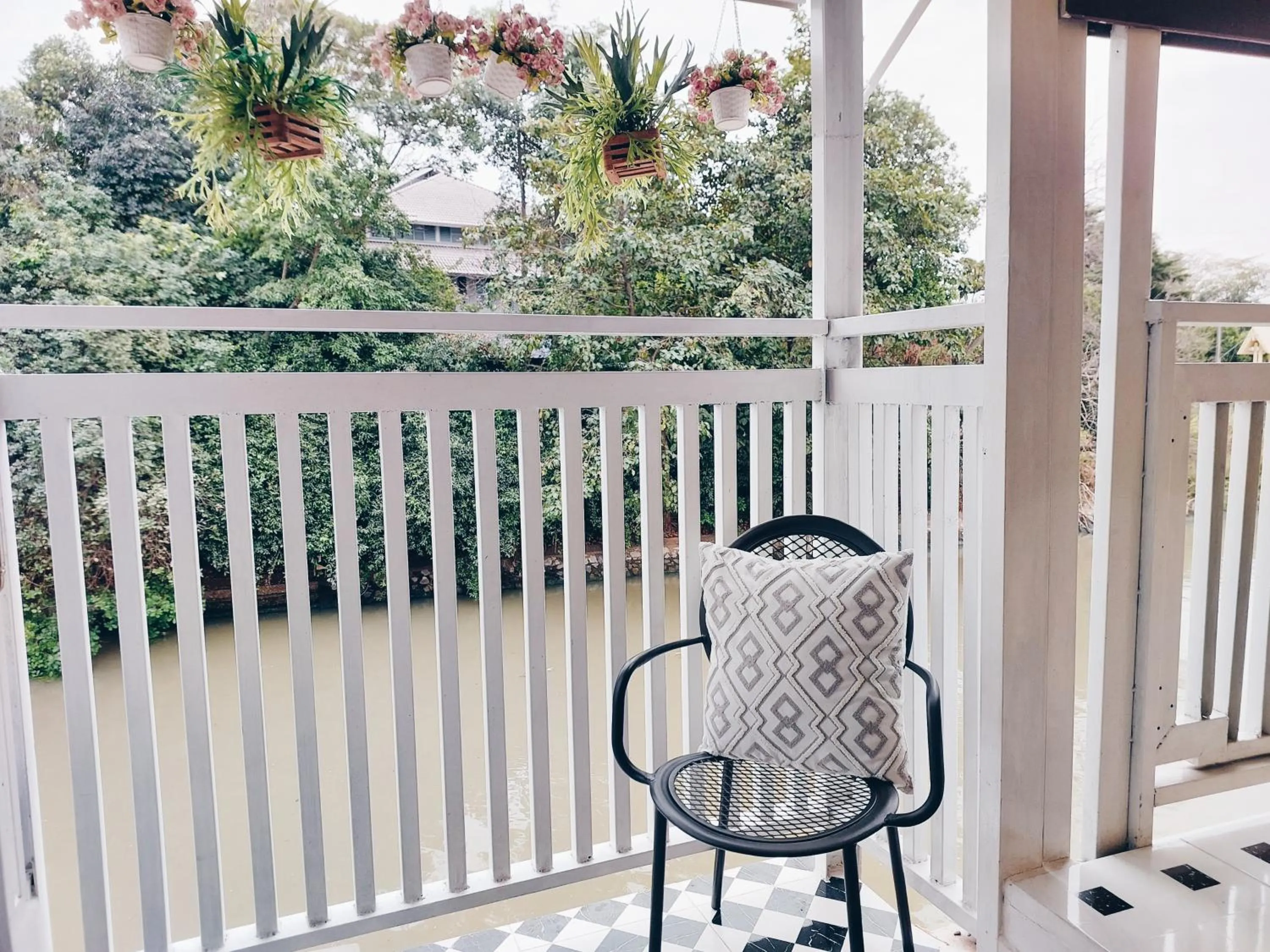 Balcony/Terrace in Green Riverside Homestay