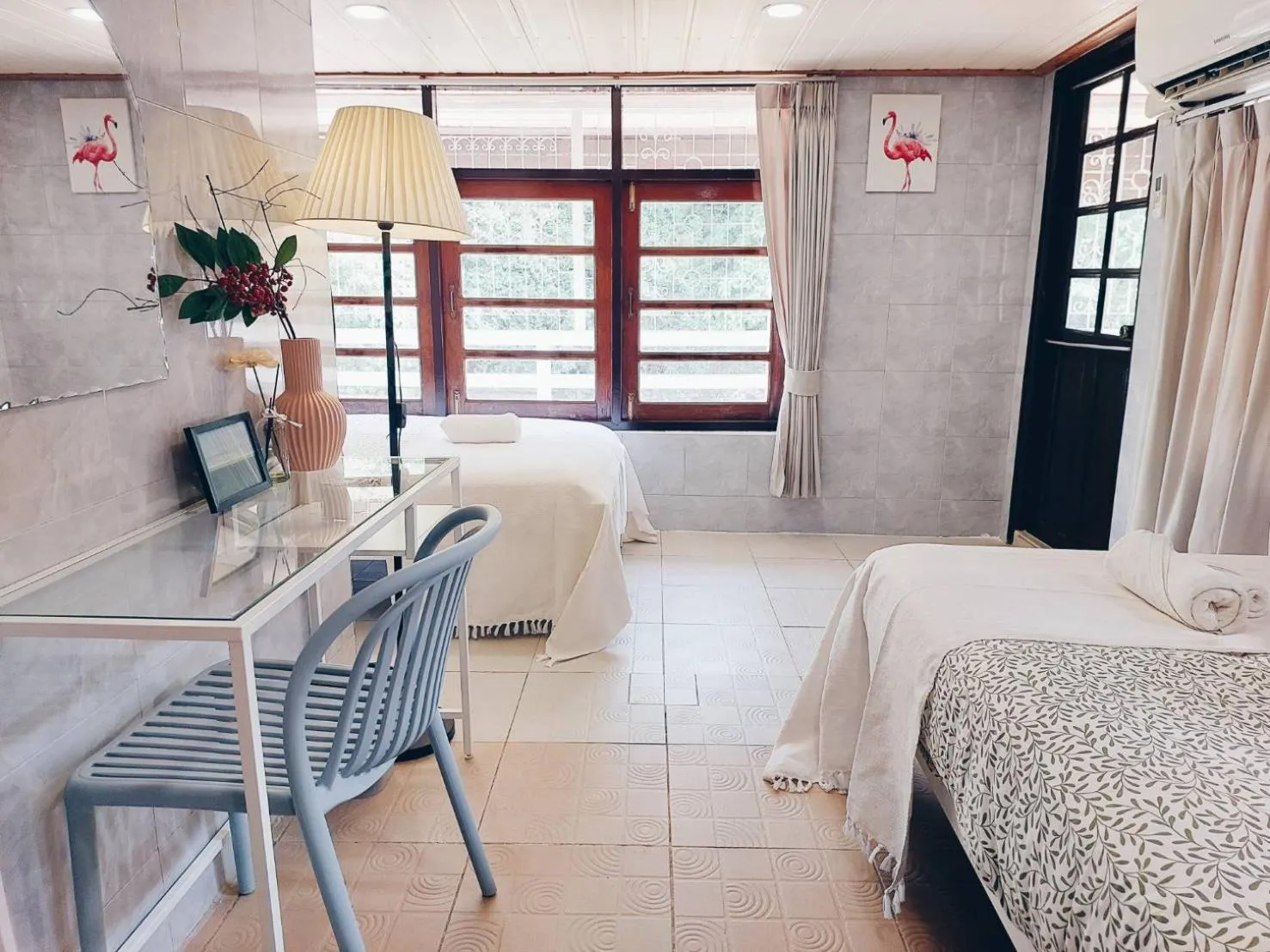 Bed in Green Riverside Homestay