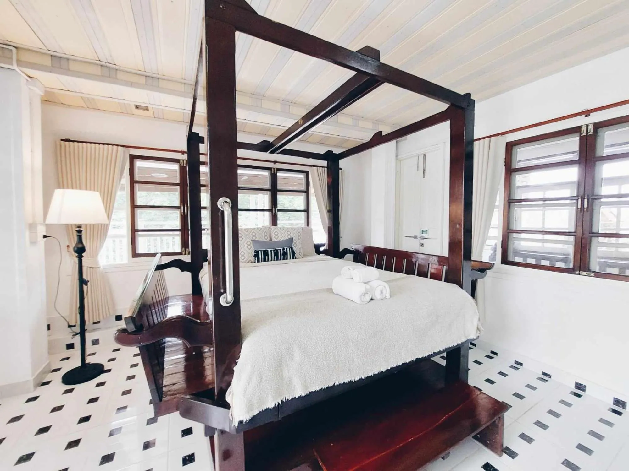 Bed in Green Riverside Homestay