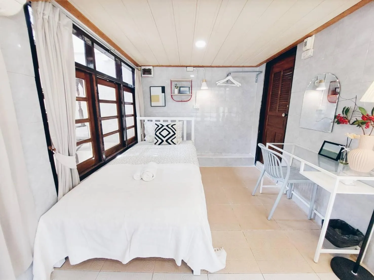 Bed in Green Riverside Homestay