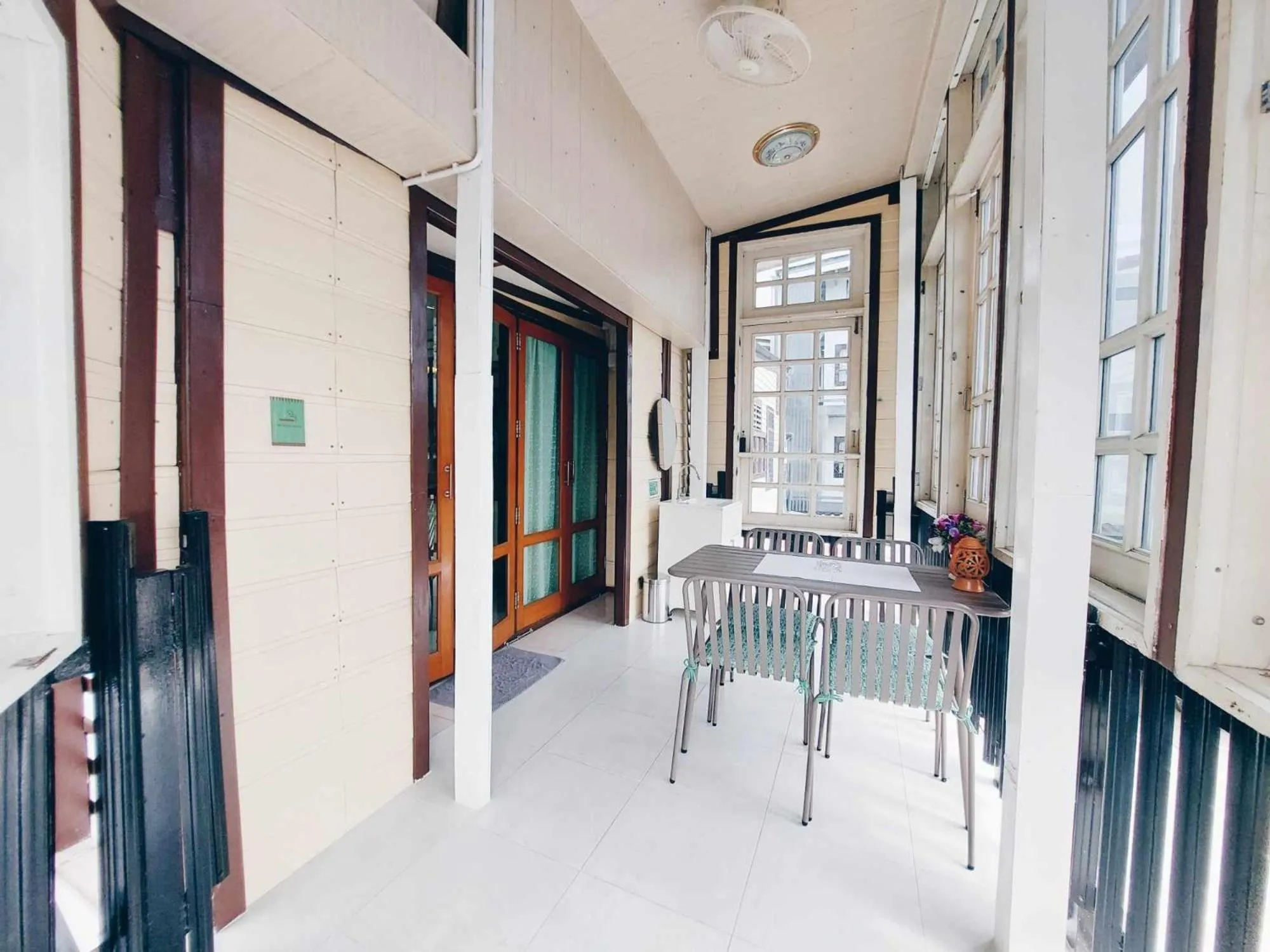 Balcony/Terrace in Green Riverside Homestay