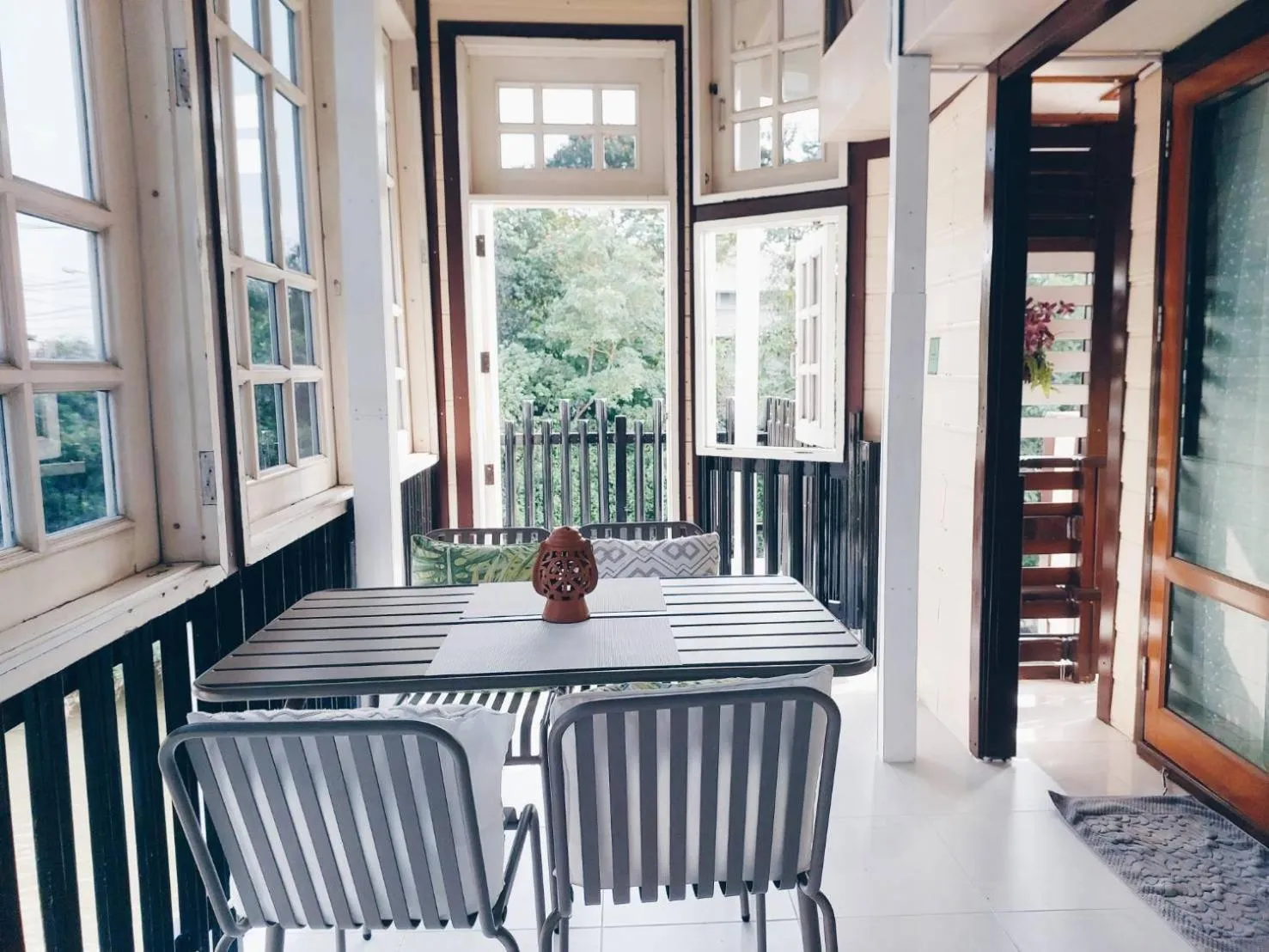 Patio in Green Riverside Homestay