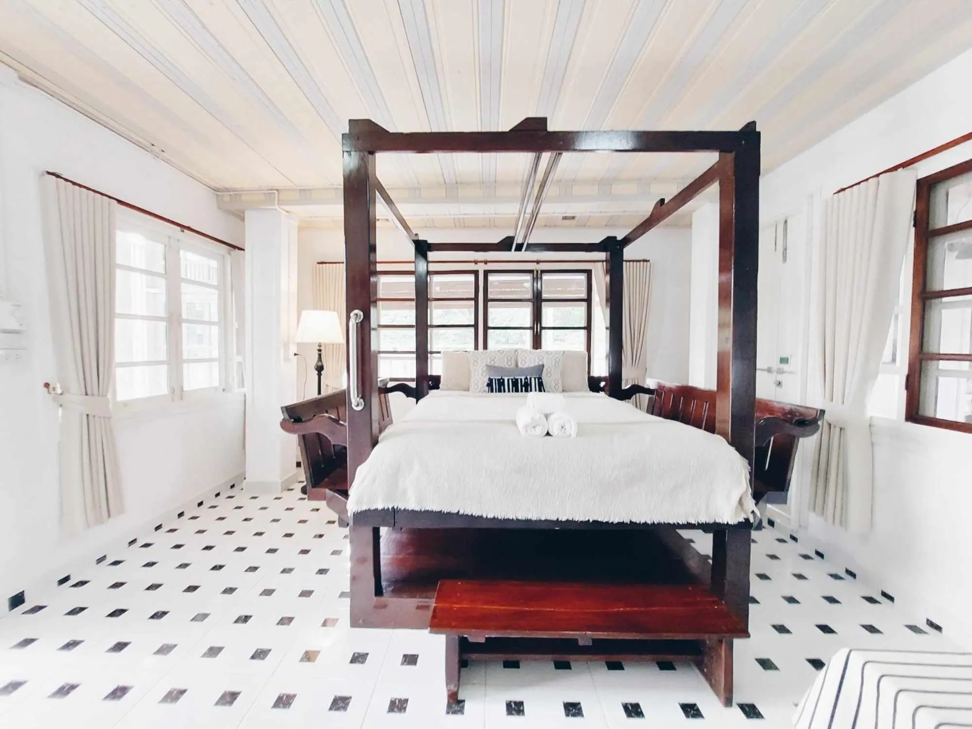 Bed in Green Riverside Homestay