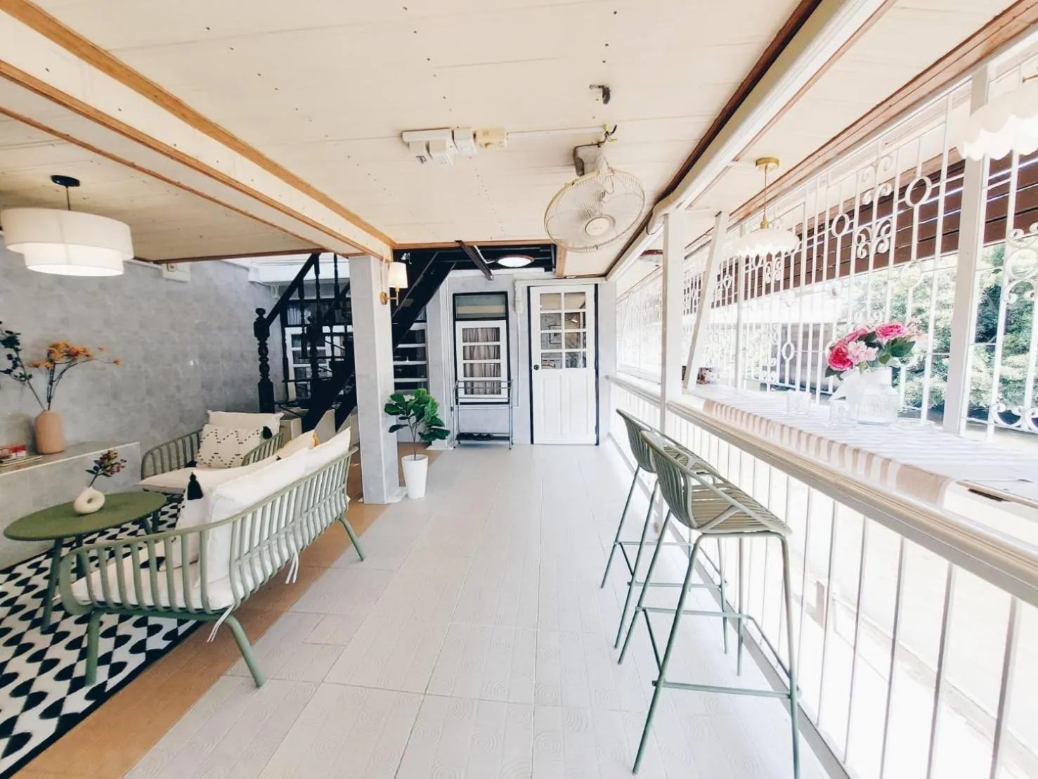 Patio in Green Riverside Homestay