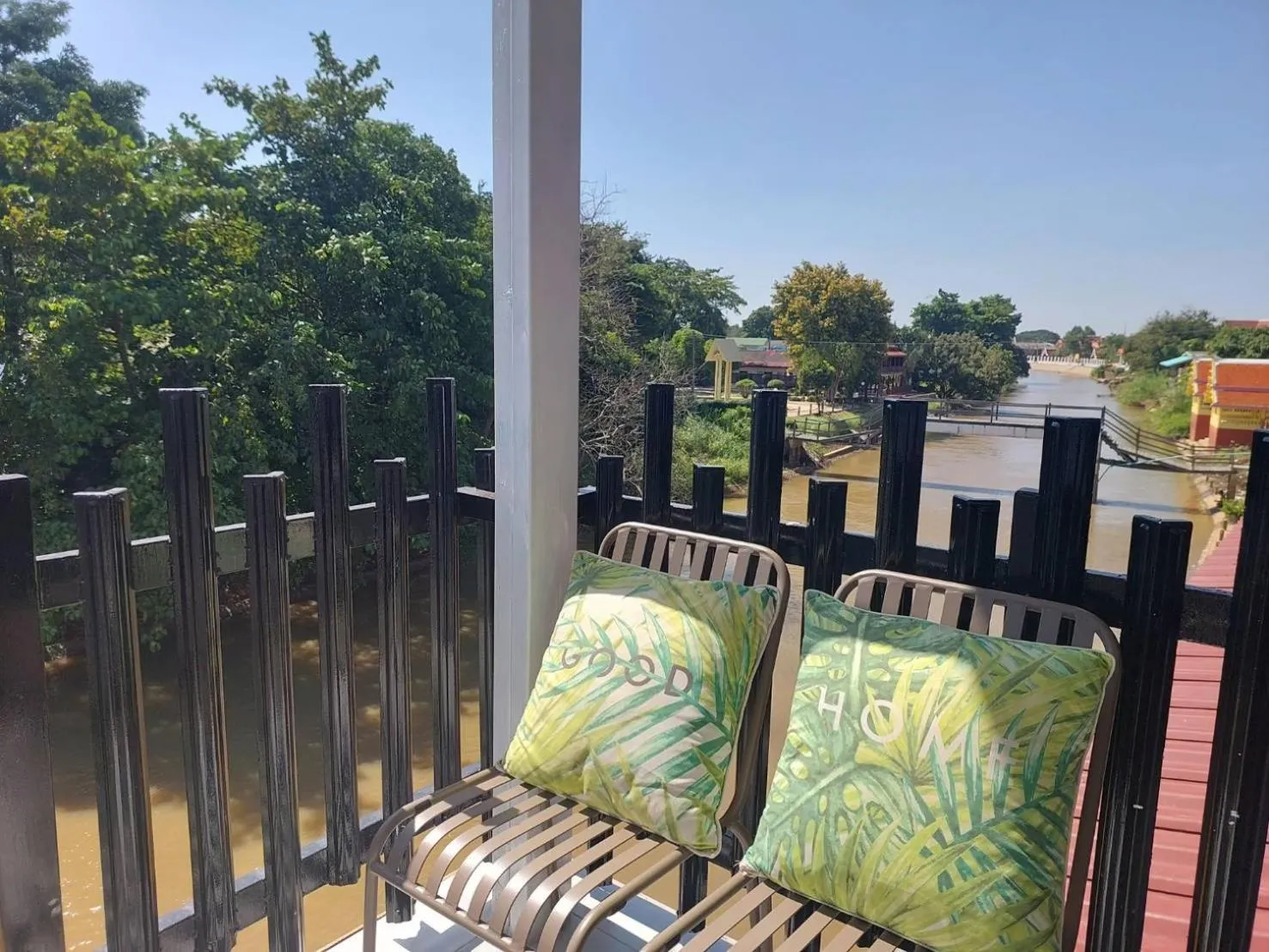 Patio in Green Riverside Homestay