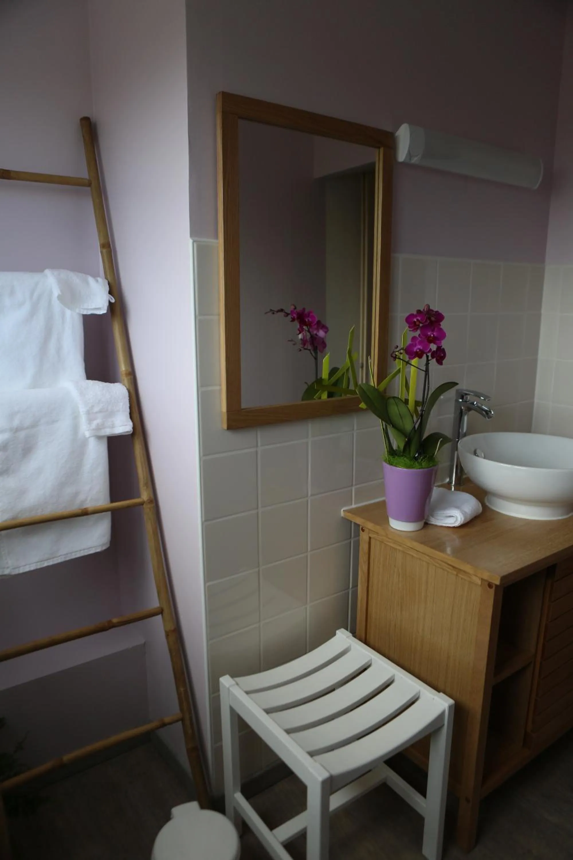 Bathroom, Bed in Le Pont de la Loire