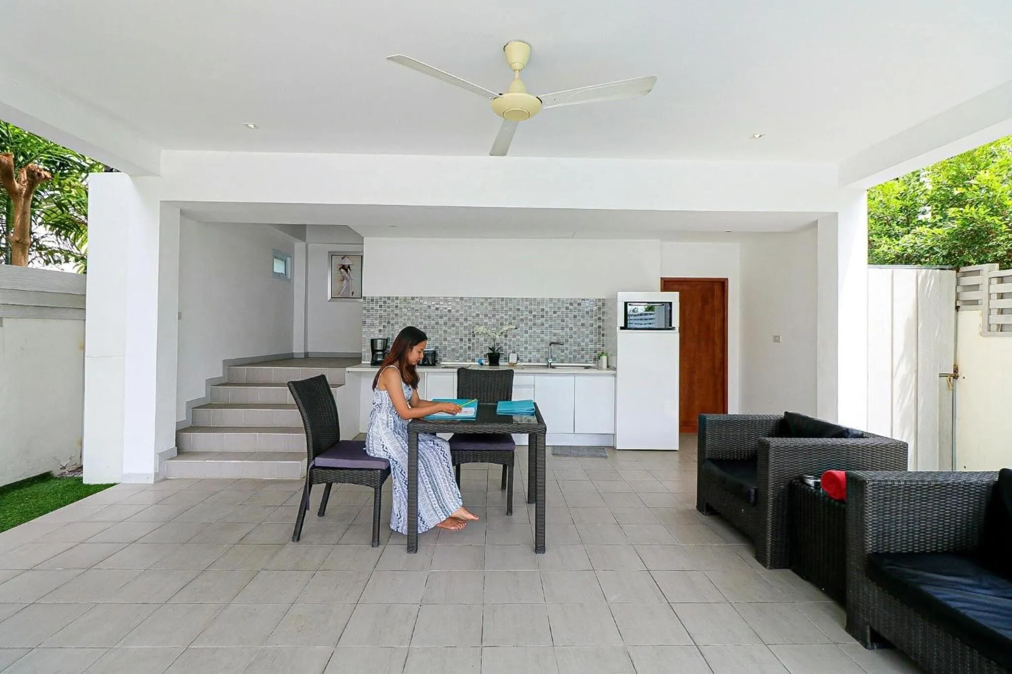 Balcony/Terrace in Samui Blue Orchid - Adult Only