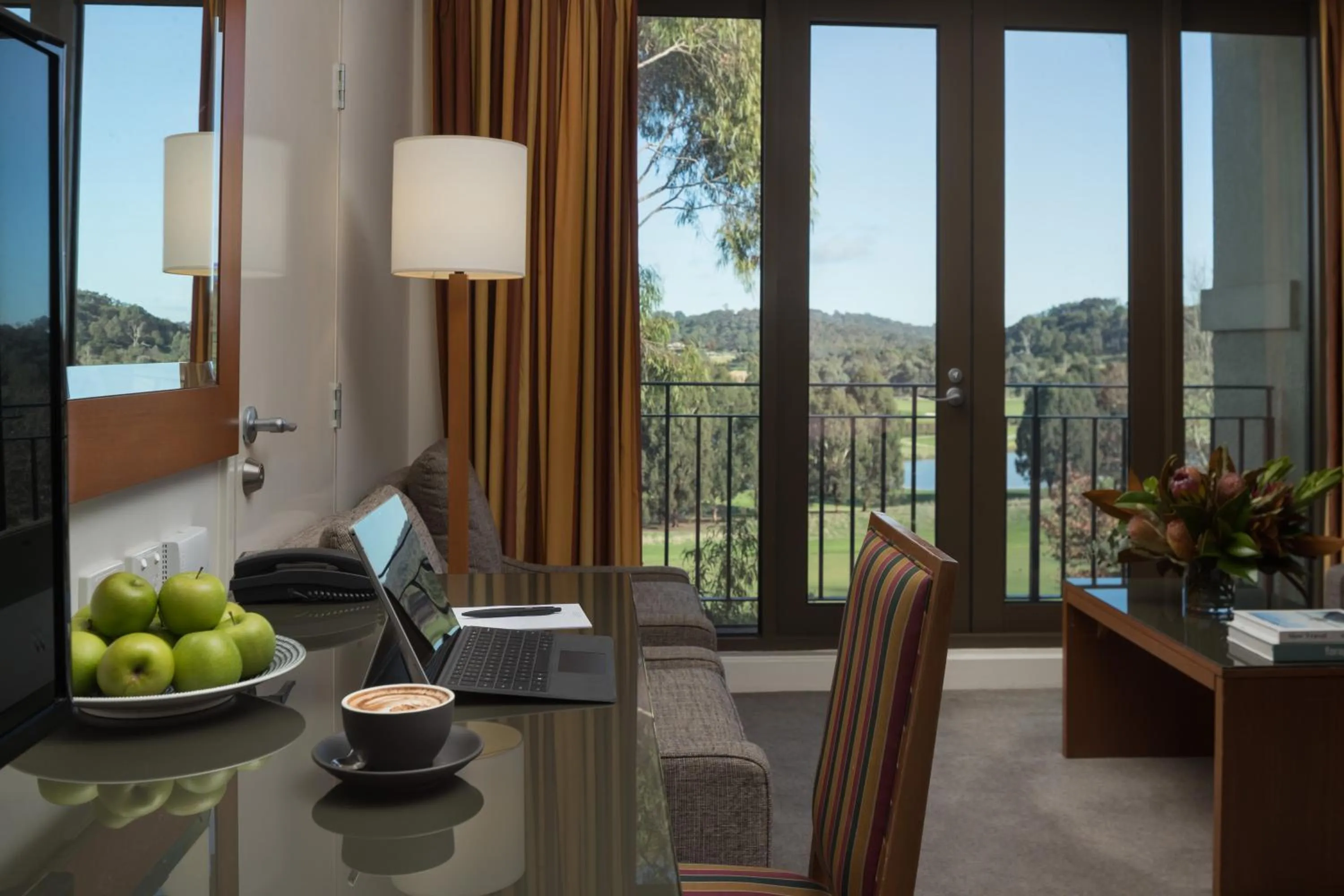 View (from property/room) in Yarra Valley Lodge