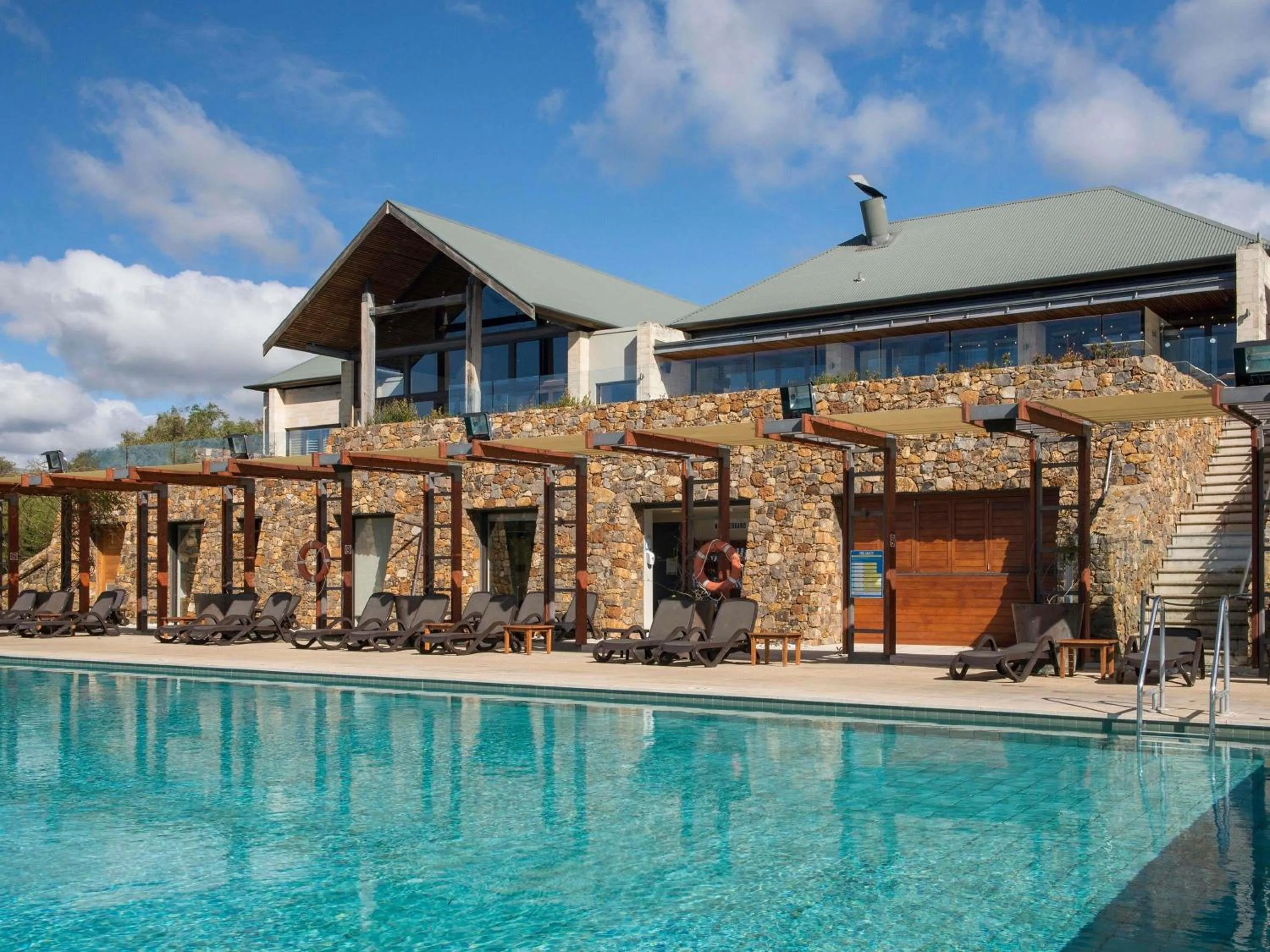 Pool view in Pullman Bunker Bay Resort Margaret River