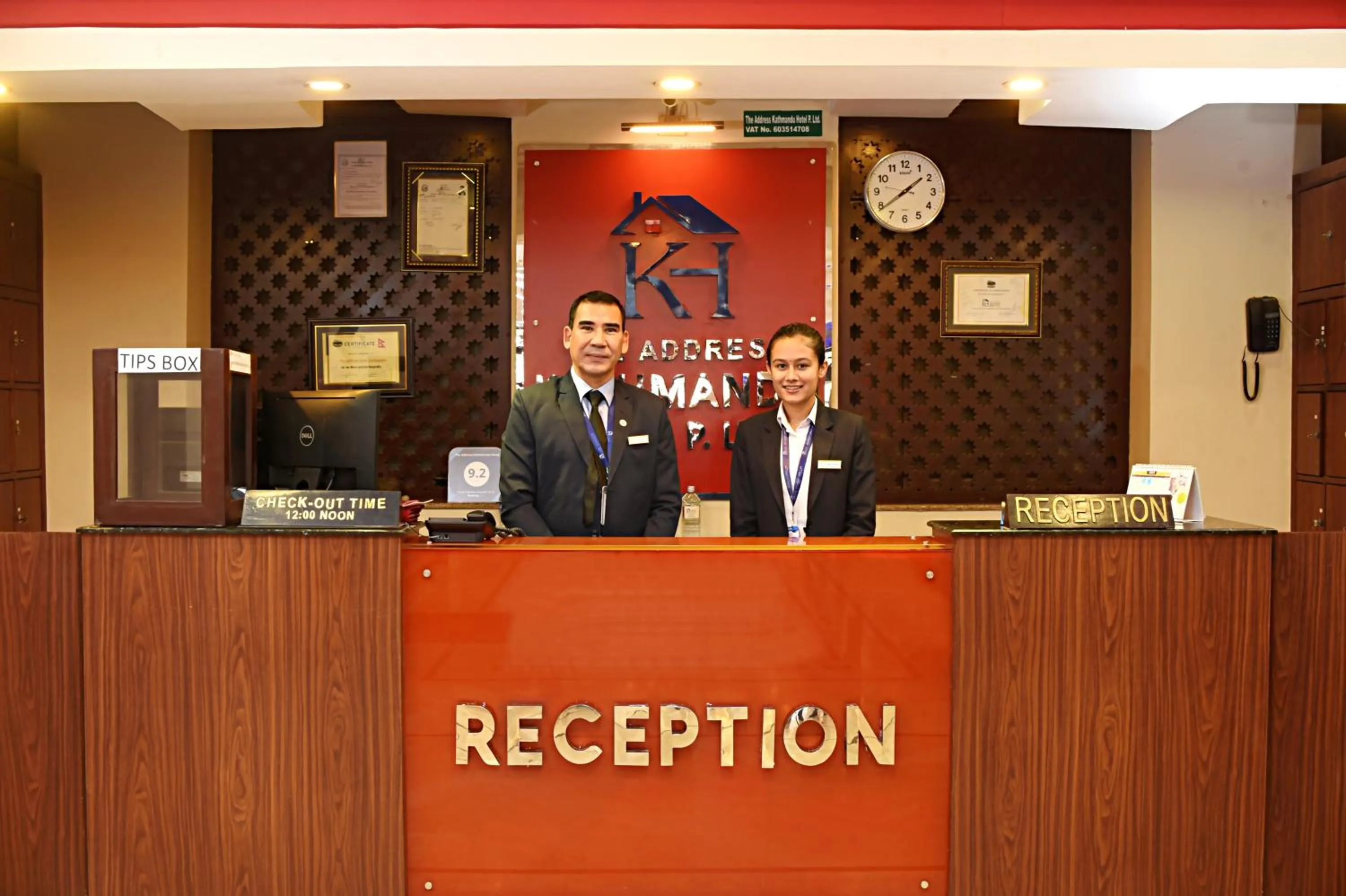 Lobby or reception in The Address Kathmandu Hotel