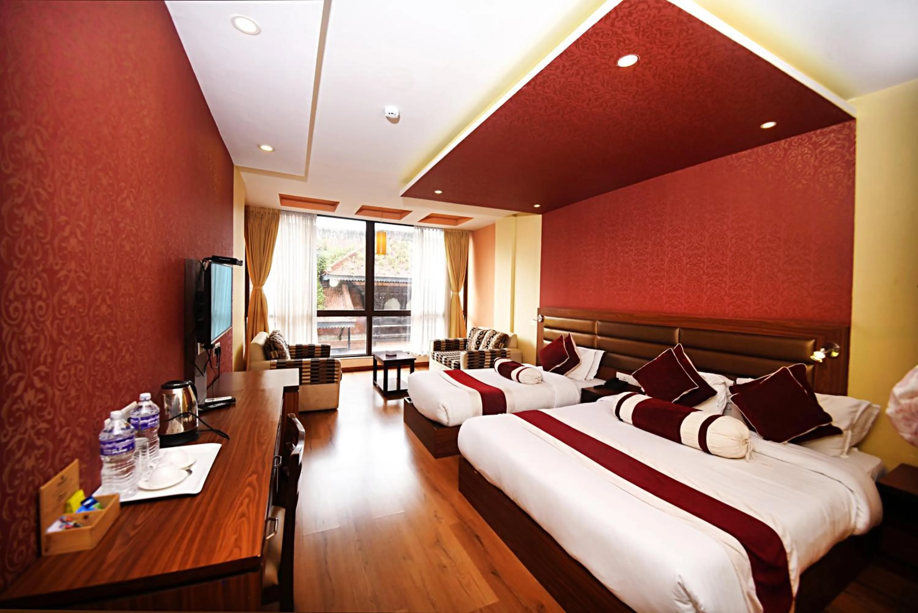 Bedroom, Bed in The Address Kathmandu Hotel