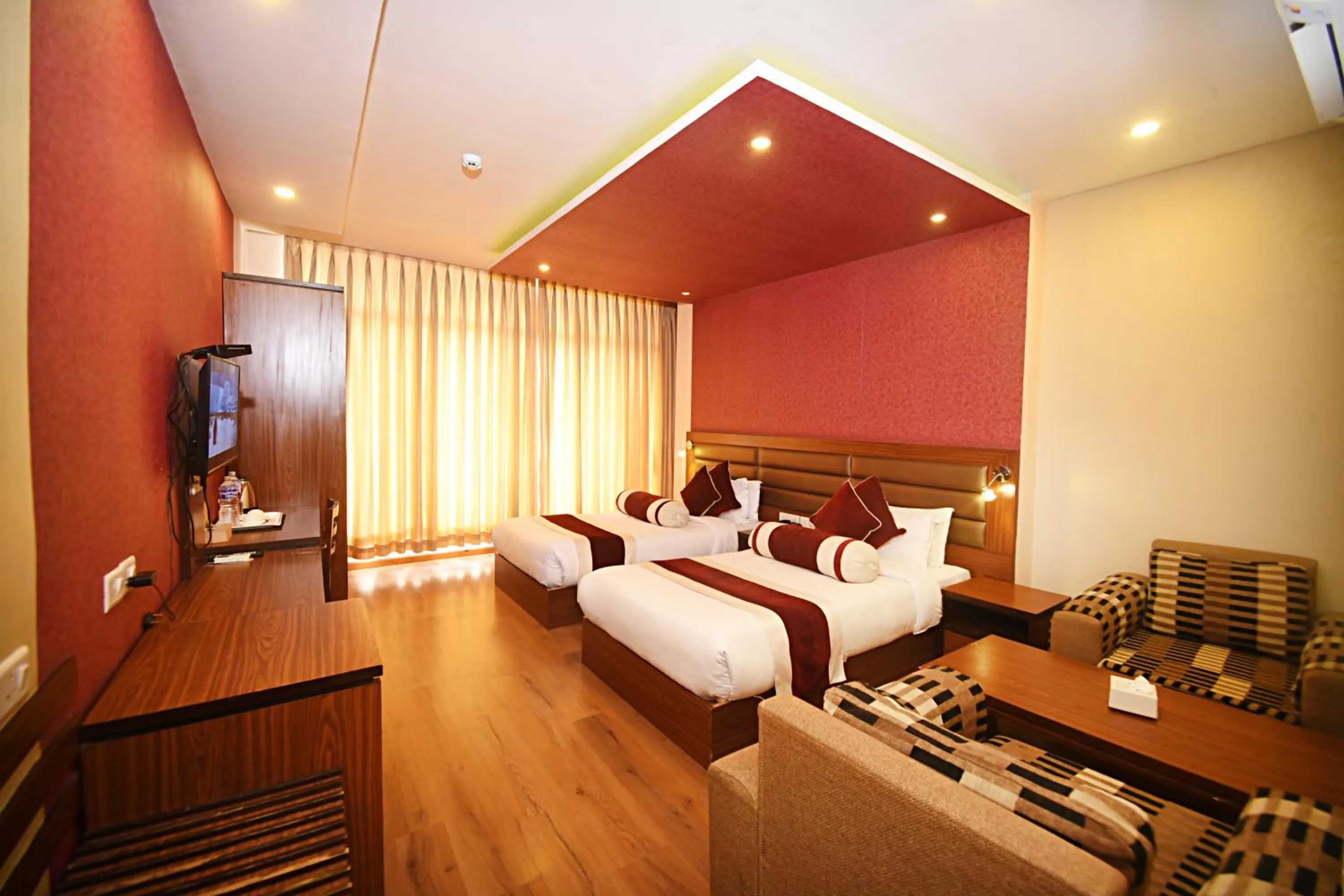 Bedroom, Bed in The Address Kathmandu Hotel