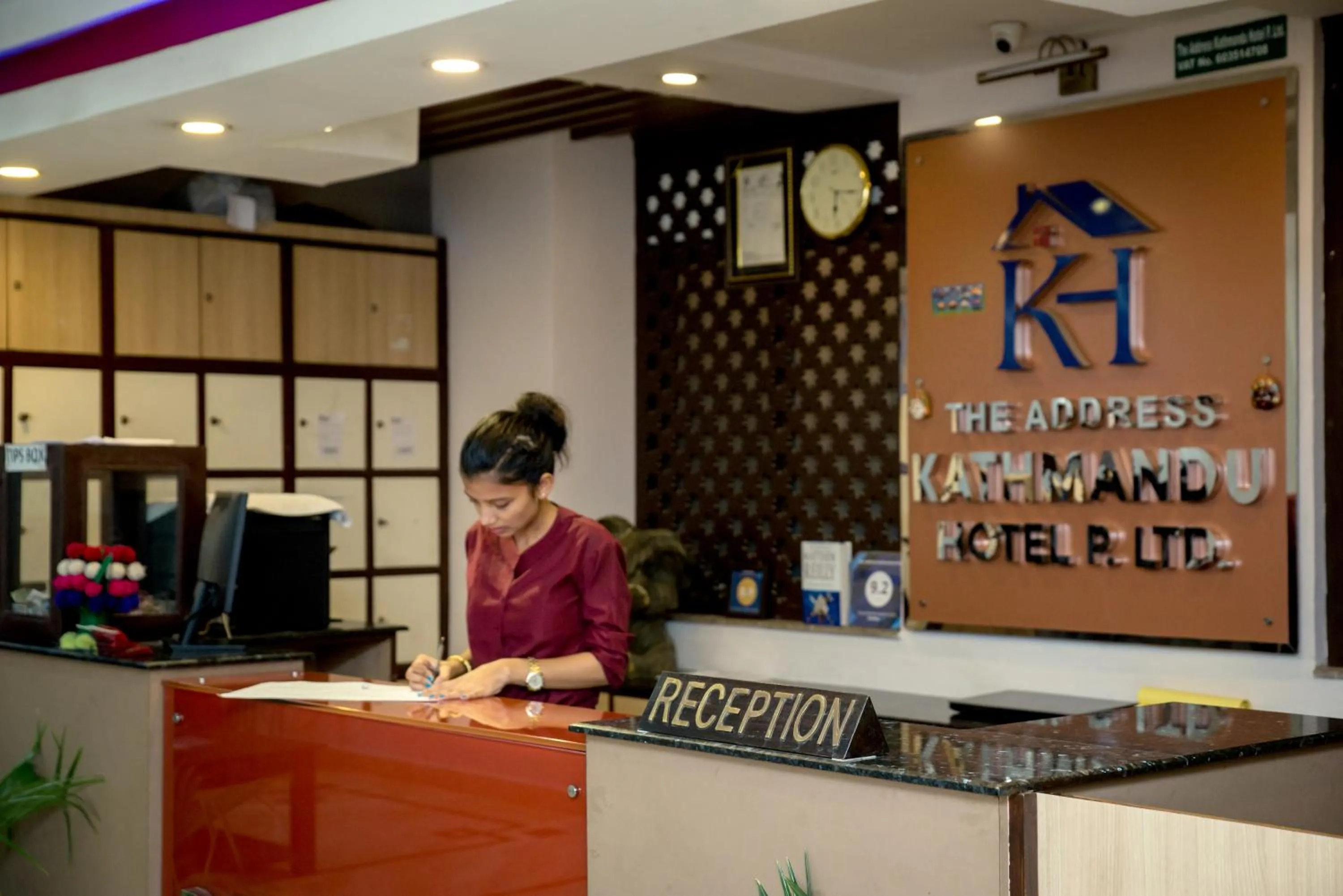 Lobby or reception in The Address Kathmandu Hotel