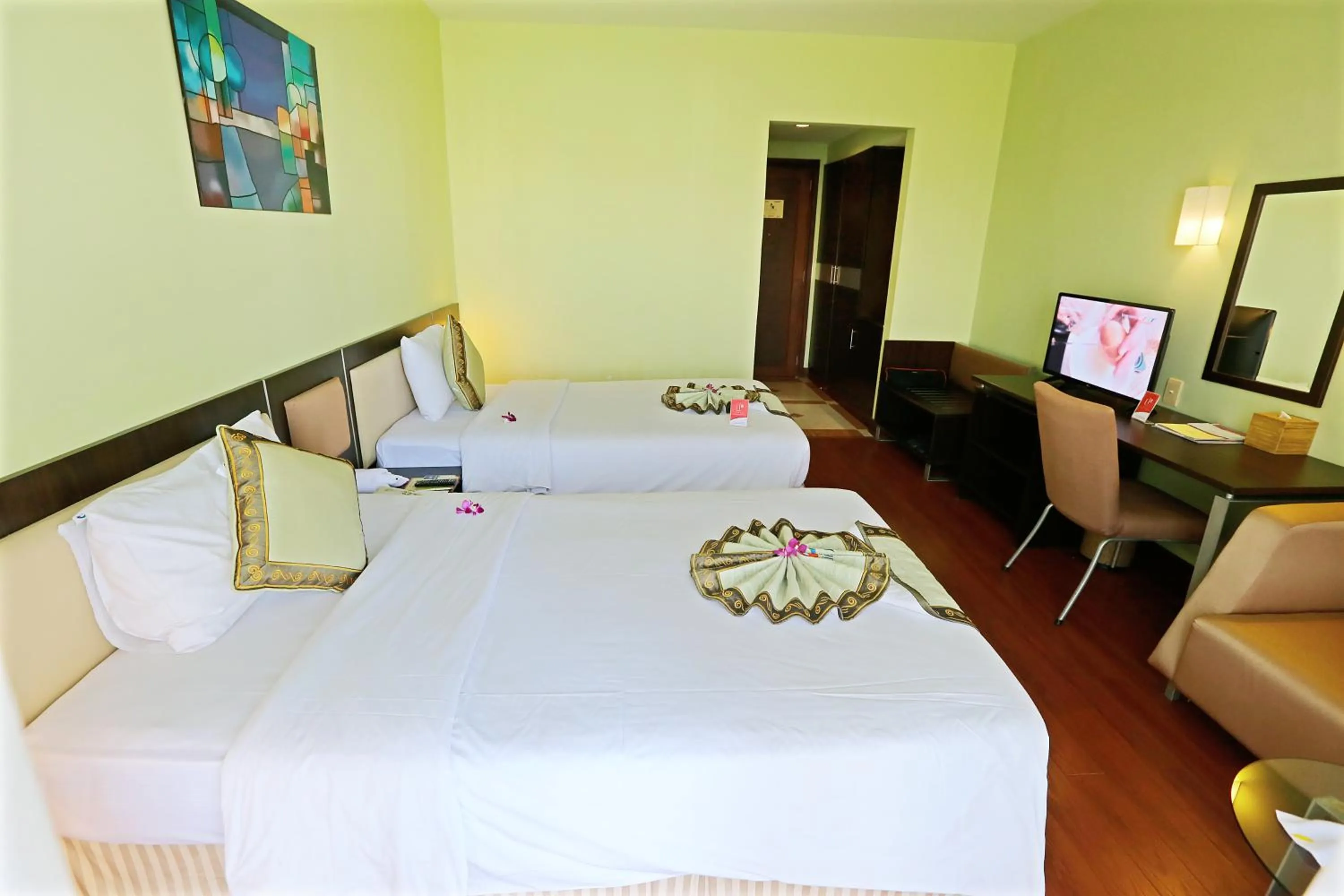 Bed in Park View Hotel