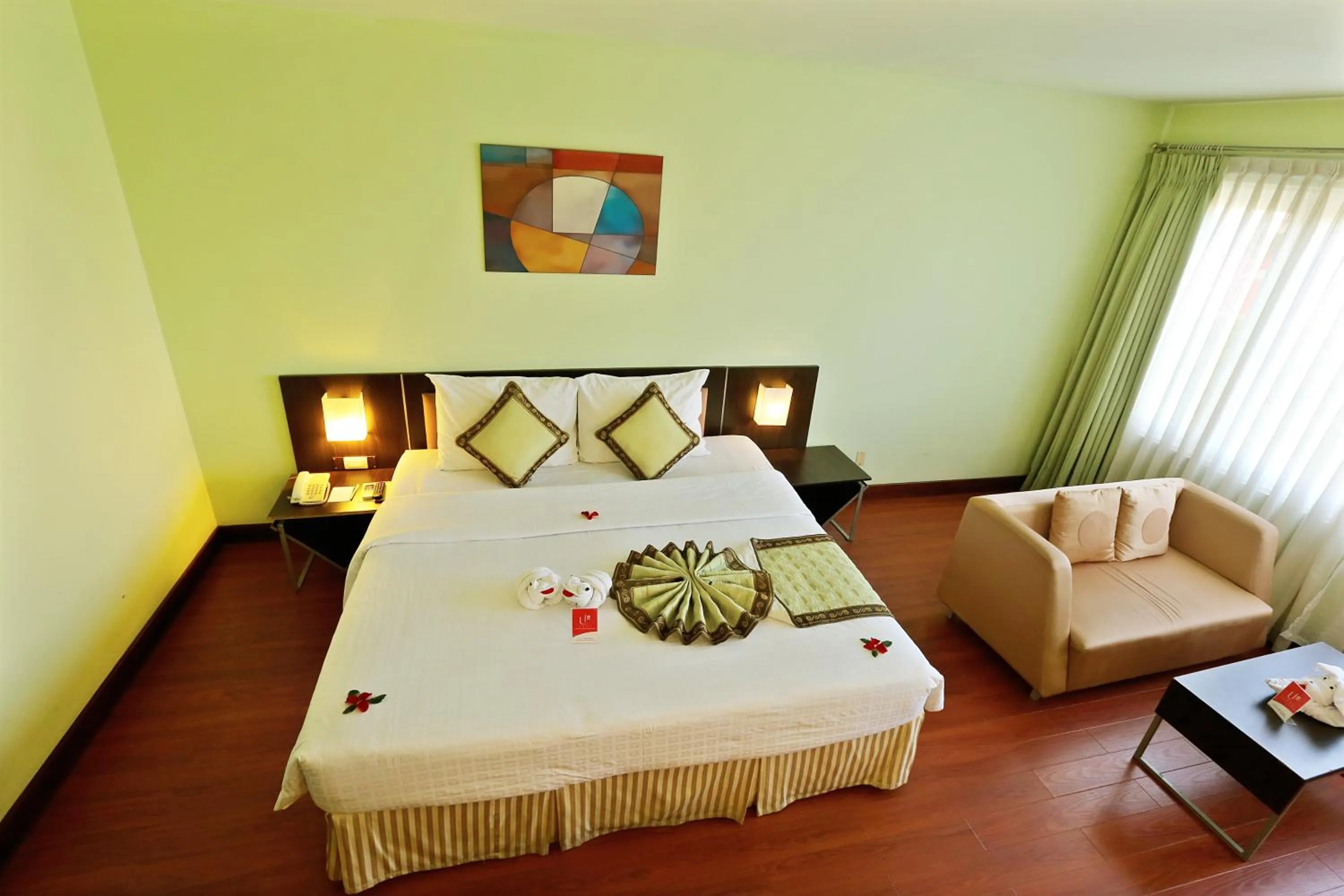 Bed in Park View Hotel