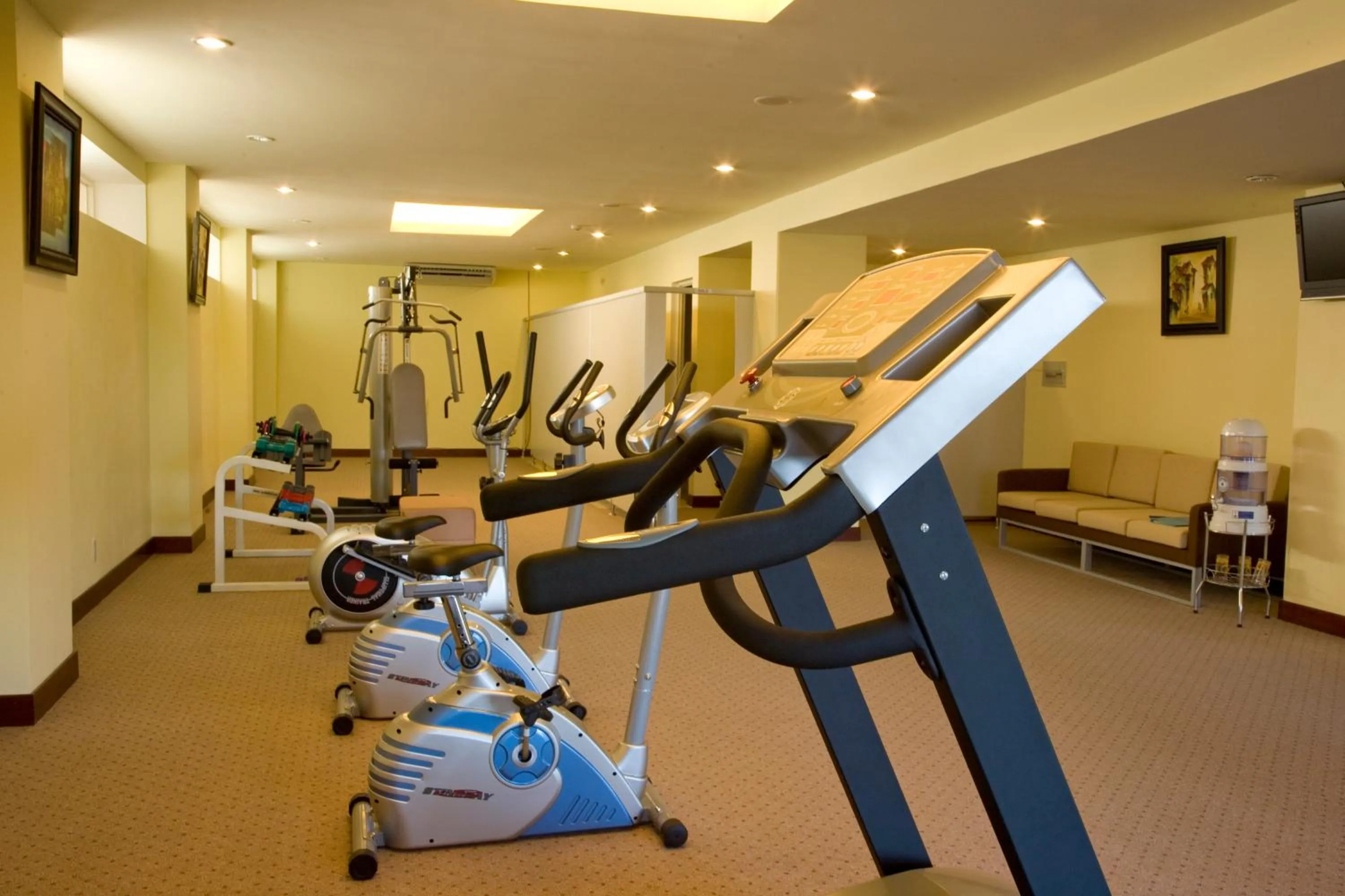Fitness centre/facilities in Park View Hotel
