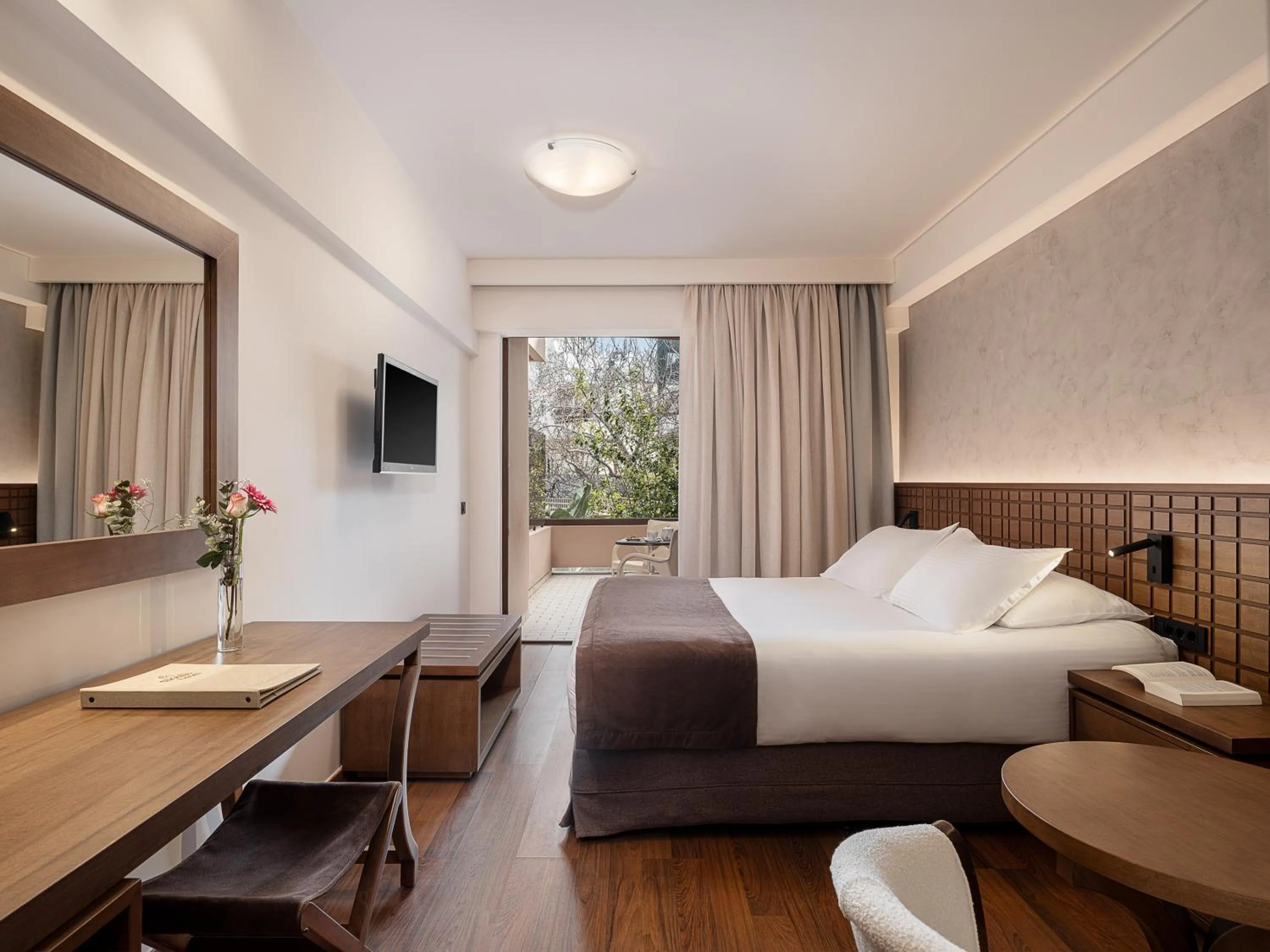 Bed in Civitel Akali Hotel