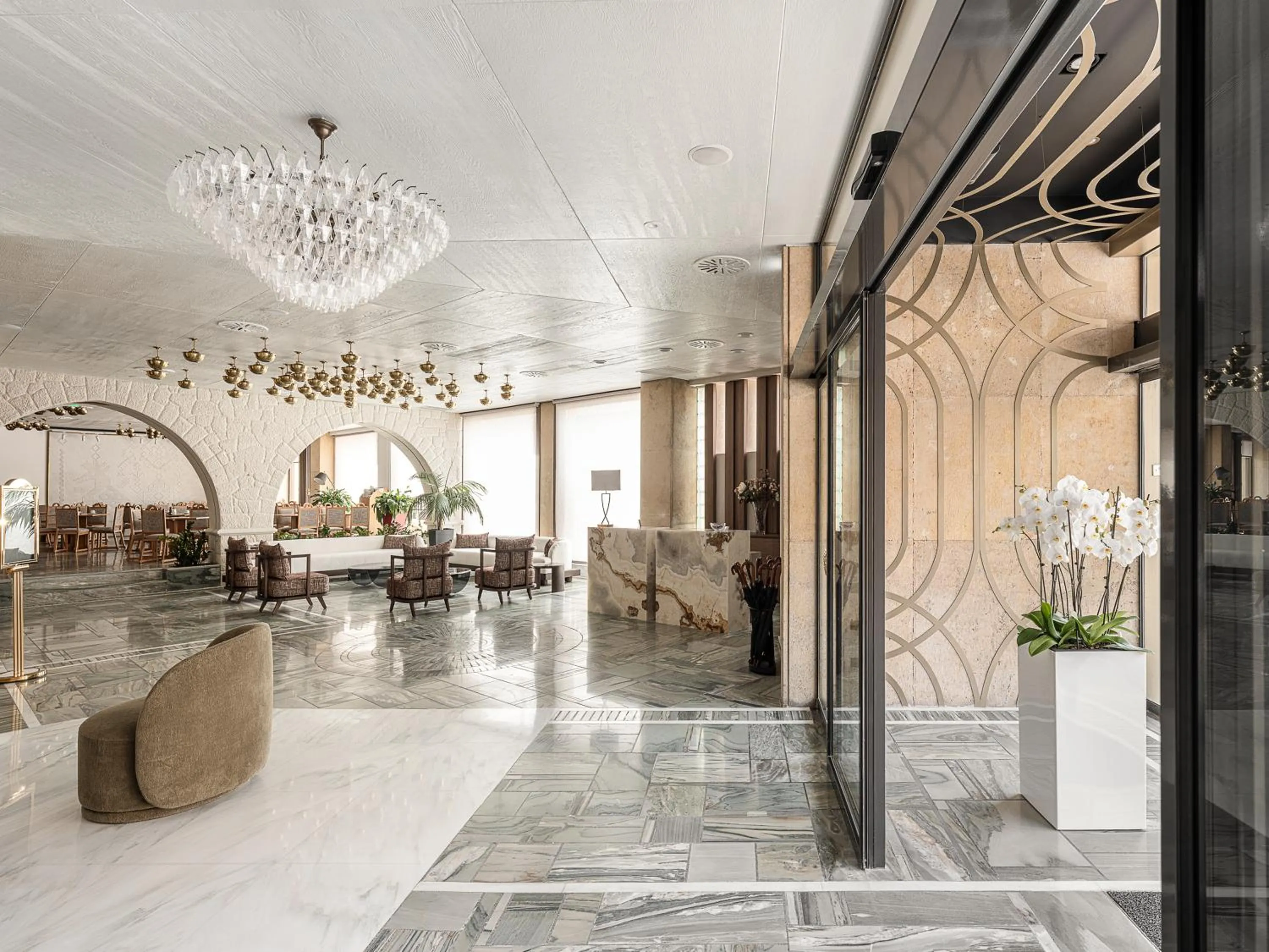 Facade/entrance in Civitel Akali Hotel