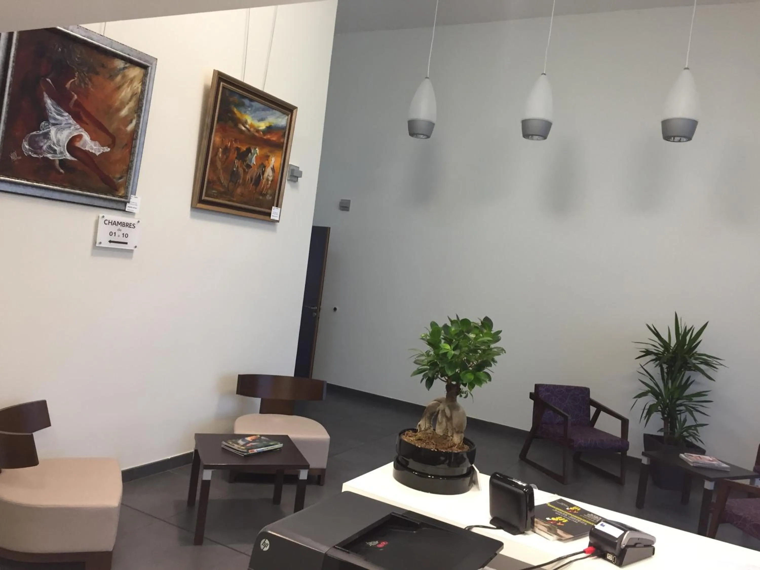 Area and facilities in Hotel - Restaurant La Claire Forêt