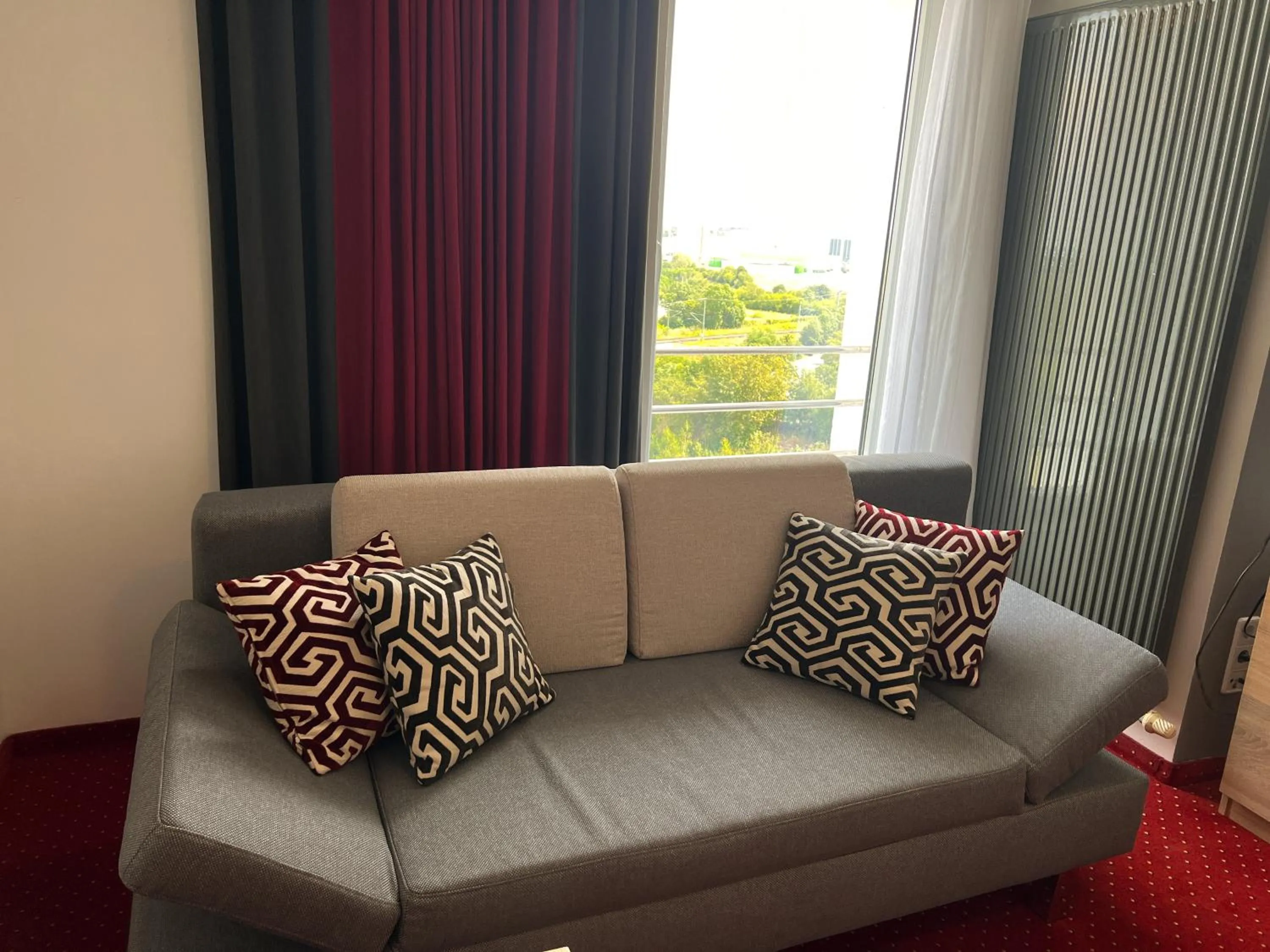 Living room in SKYHOTEL Merseburg