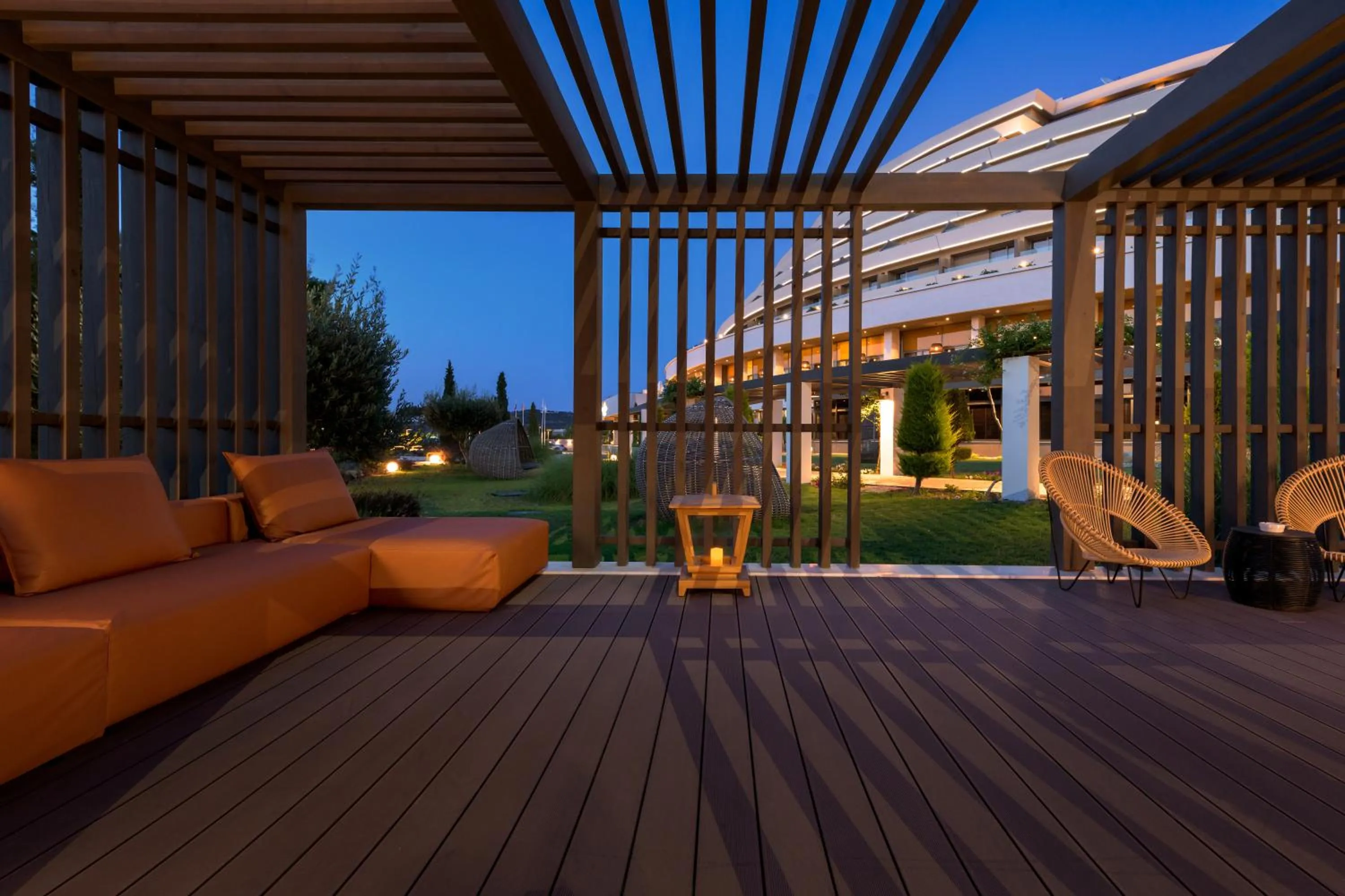 Seating area in Olympic Palace Hotel