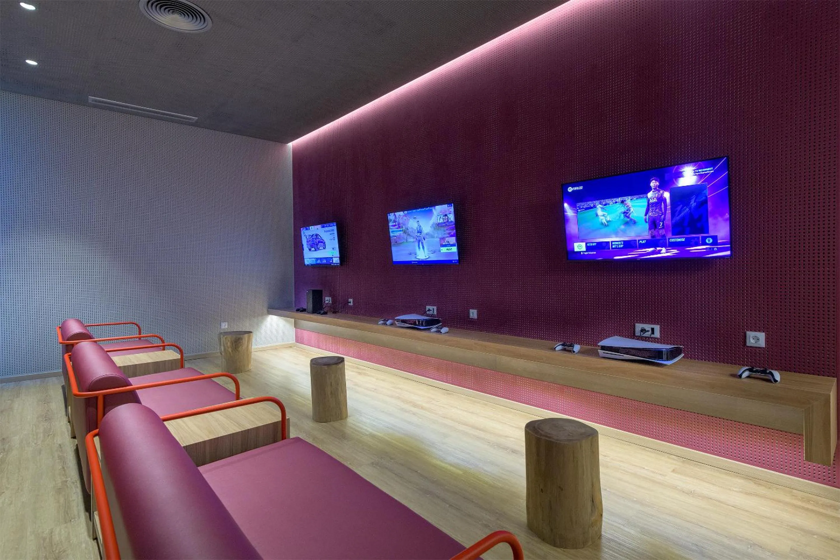 Game Room in Olympic Palace Hotel