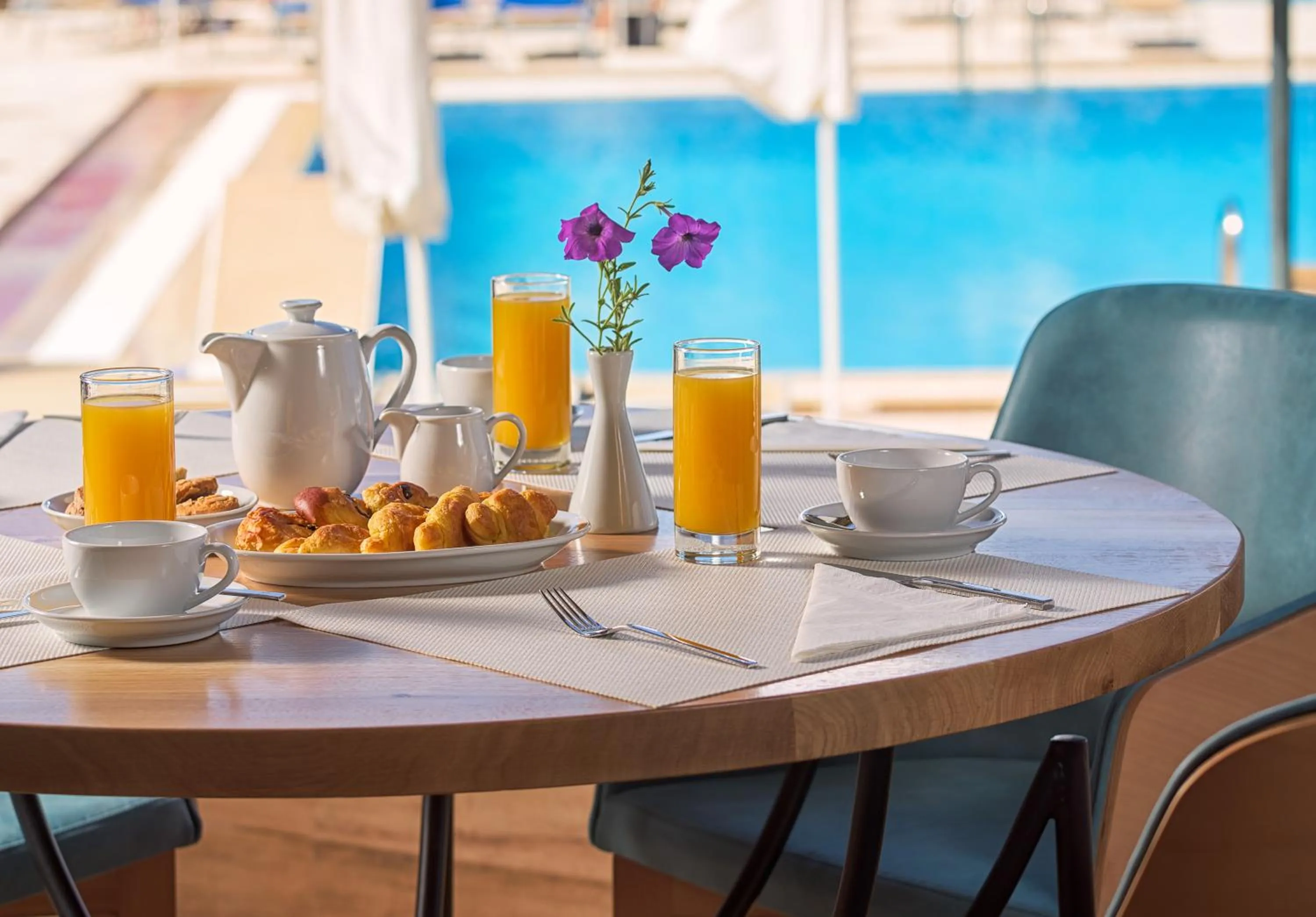 Food close-up in Olympic Palace Hotel
