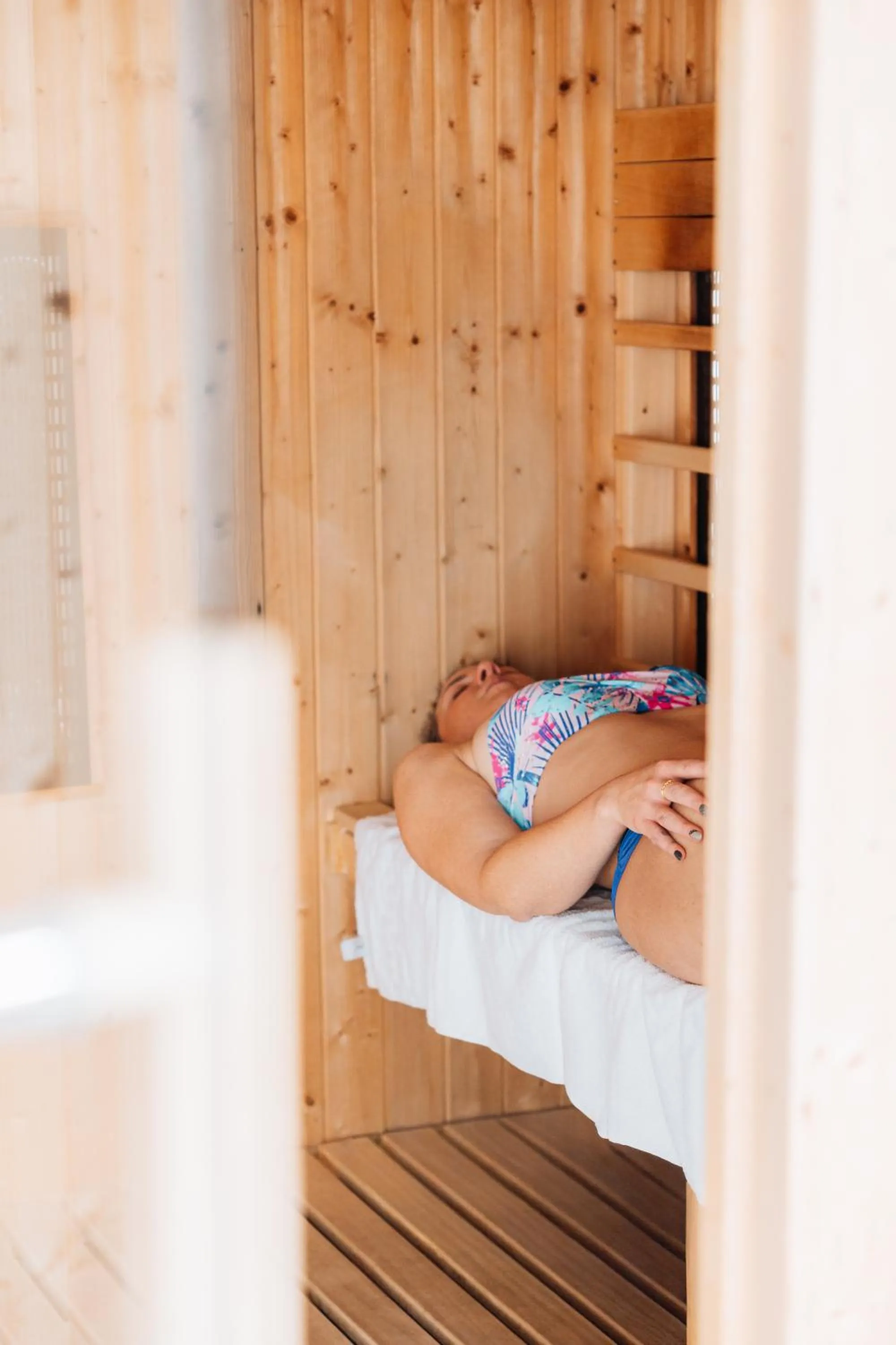 Sauna, Bed in Hôtel Causse Comtal Rodez, The Originals Relais